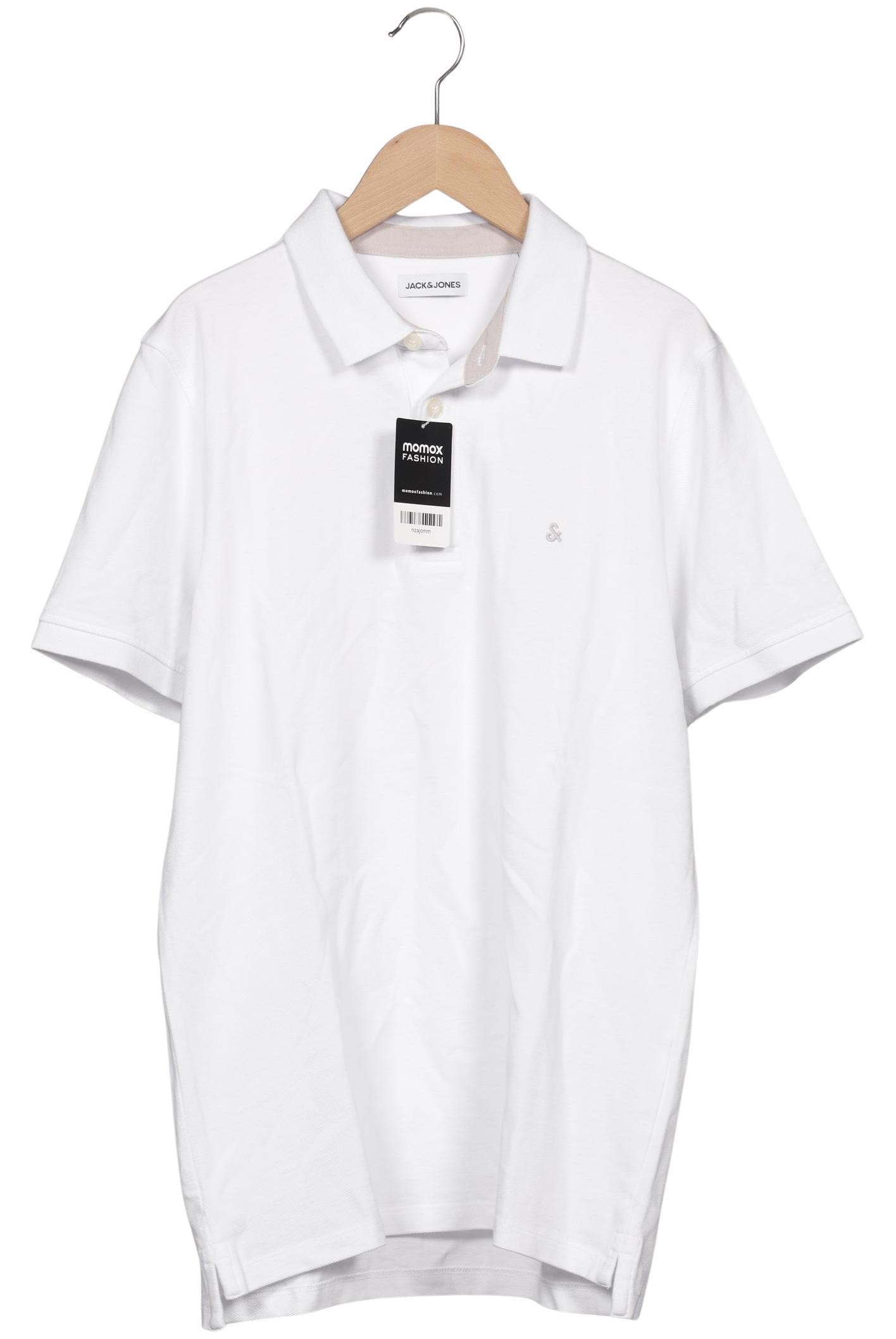

Jack & Jones Herren Poloshirt, weiß, Gr. 52