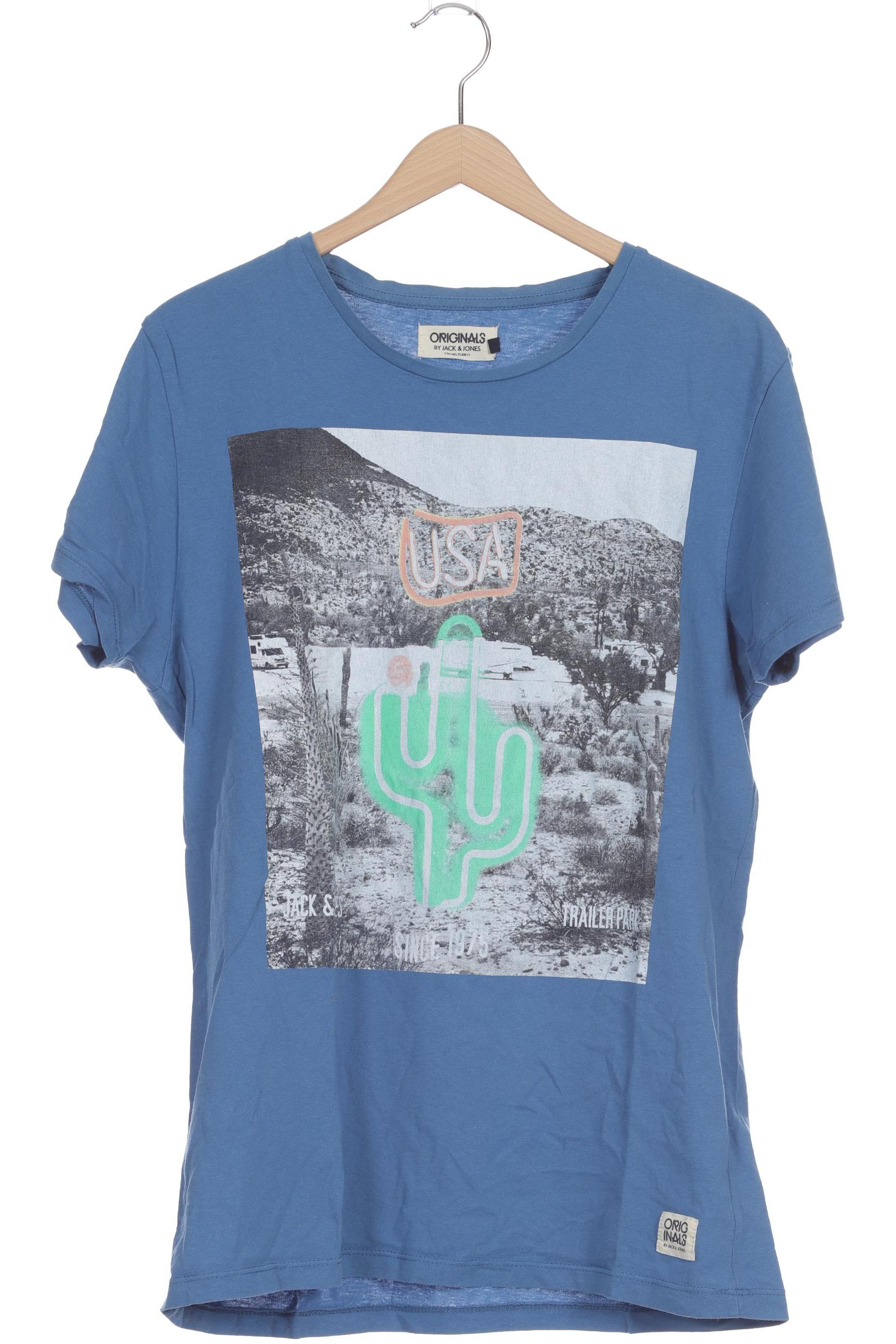 

Jack & Jones Herren T-Shirt, blau, Gr. 48