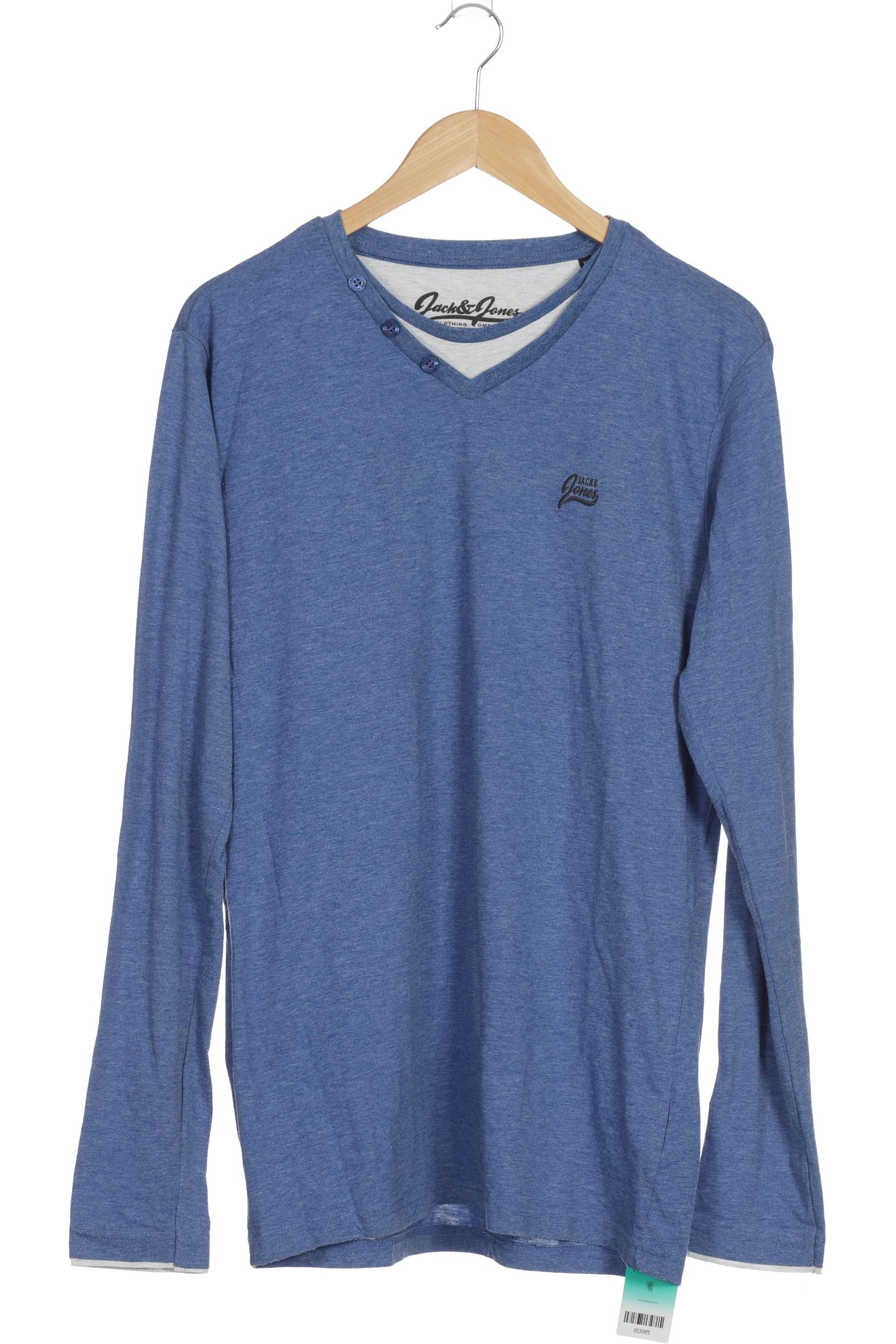 

Jack & Jones Herren Langarmshirt, blau, Gr. 54
