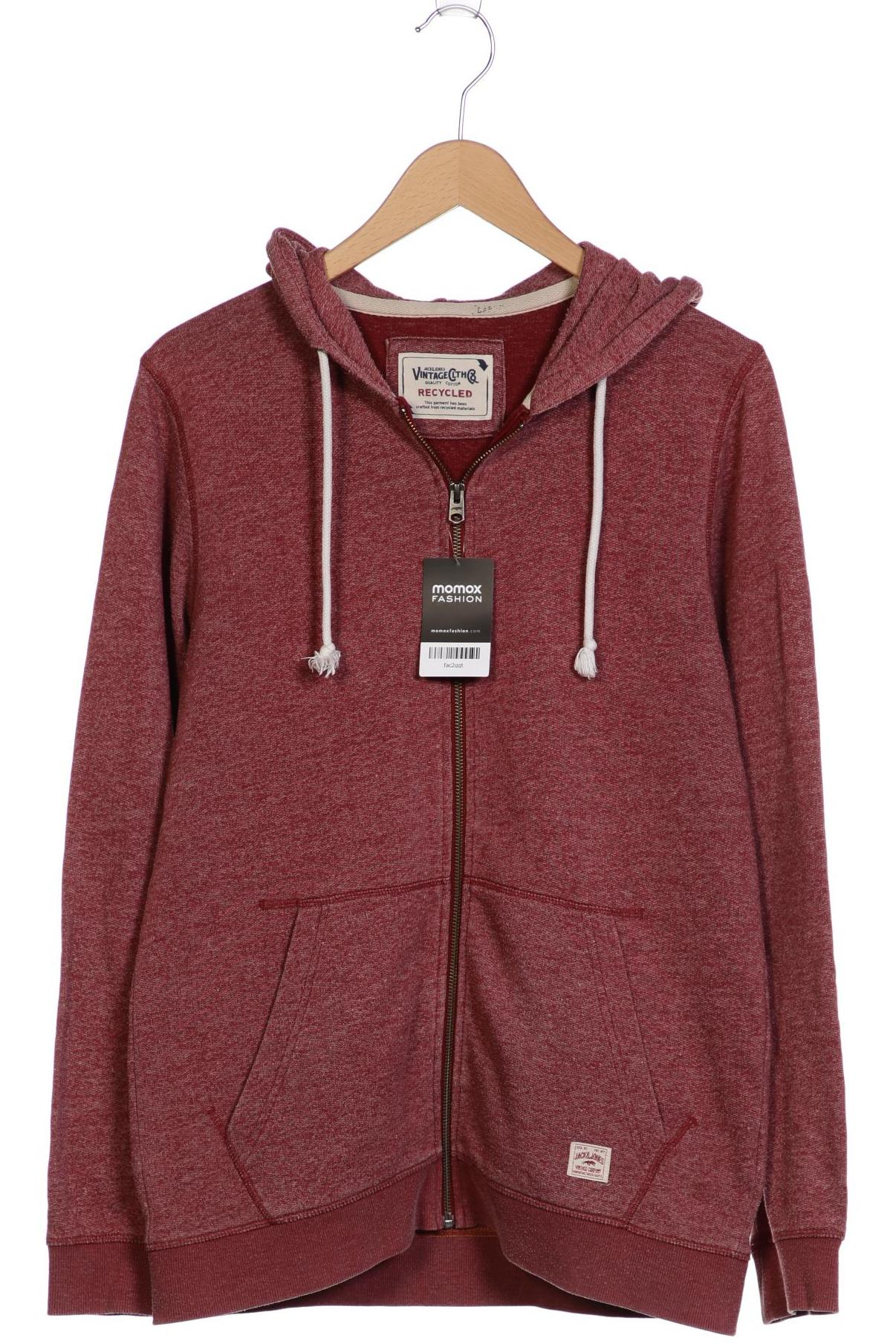 

Jack & Jones Herren Kapuzenpullover, bordeaux, Gr. 52