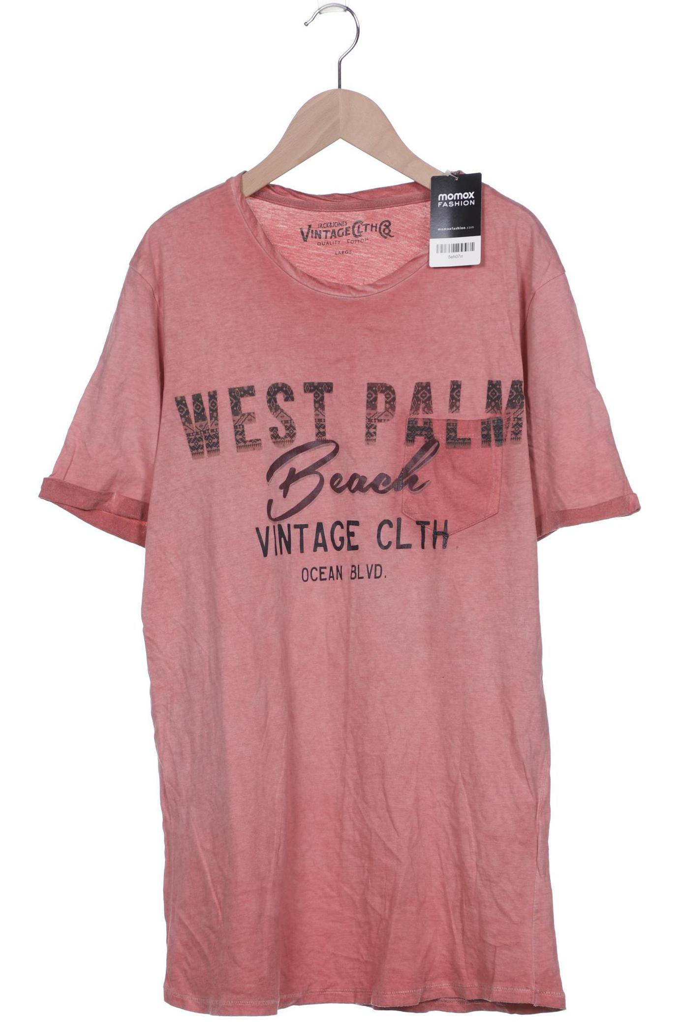 

Jack & Jones Herren T-Shirt, pink, Gr. 52