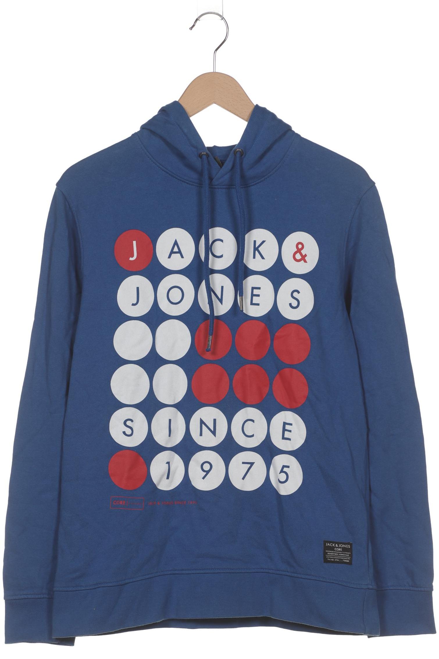 

Jack & Jones Herren Kapuzenpullover, blau, Gr. 52