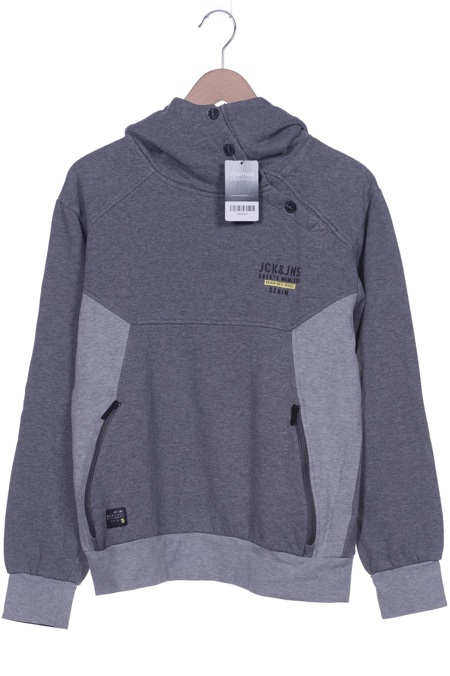 

Jack & Jones Herren Kapuzenpullover, grau, Gr. 52