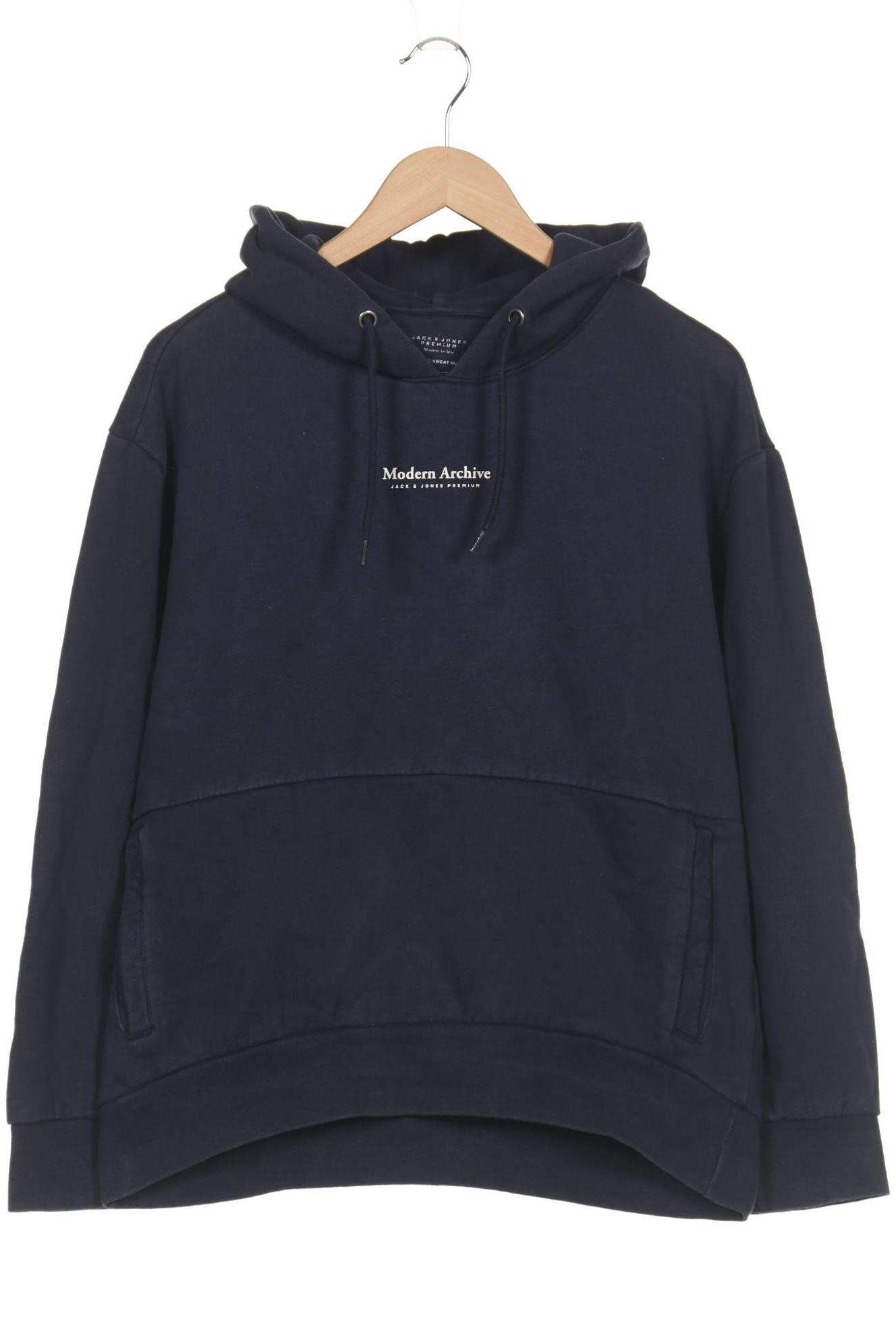 

Jack & Jones Herren Kapuzenpullover, marineblau, Gr. 52