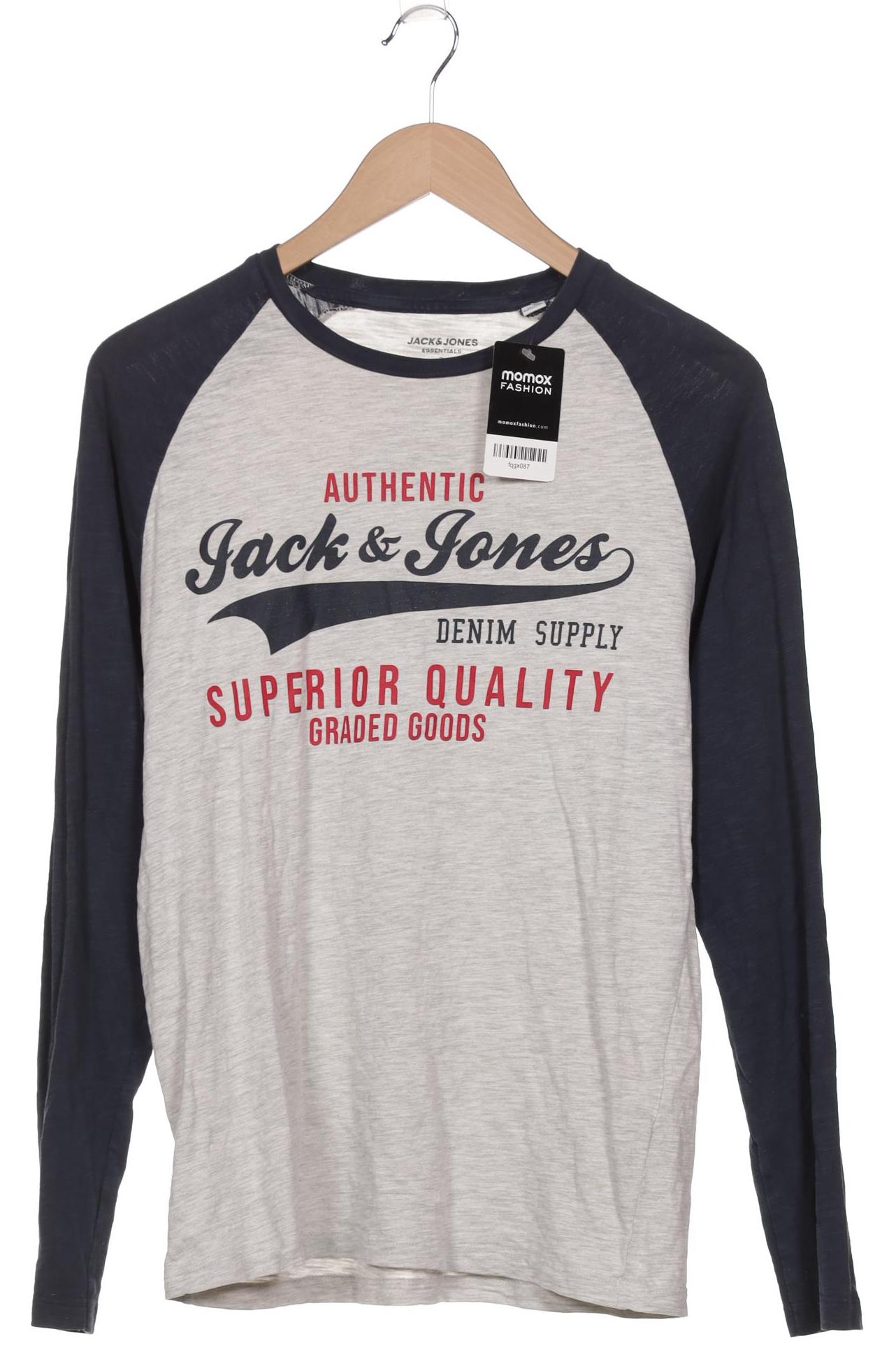 

Jack & Jones Herren Langarmshirt, grau, Gr. 46