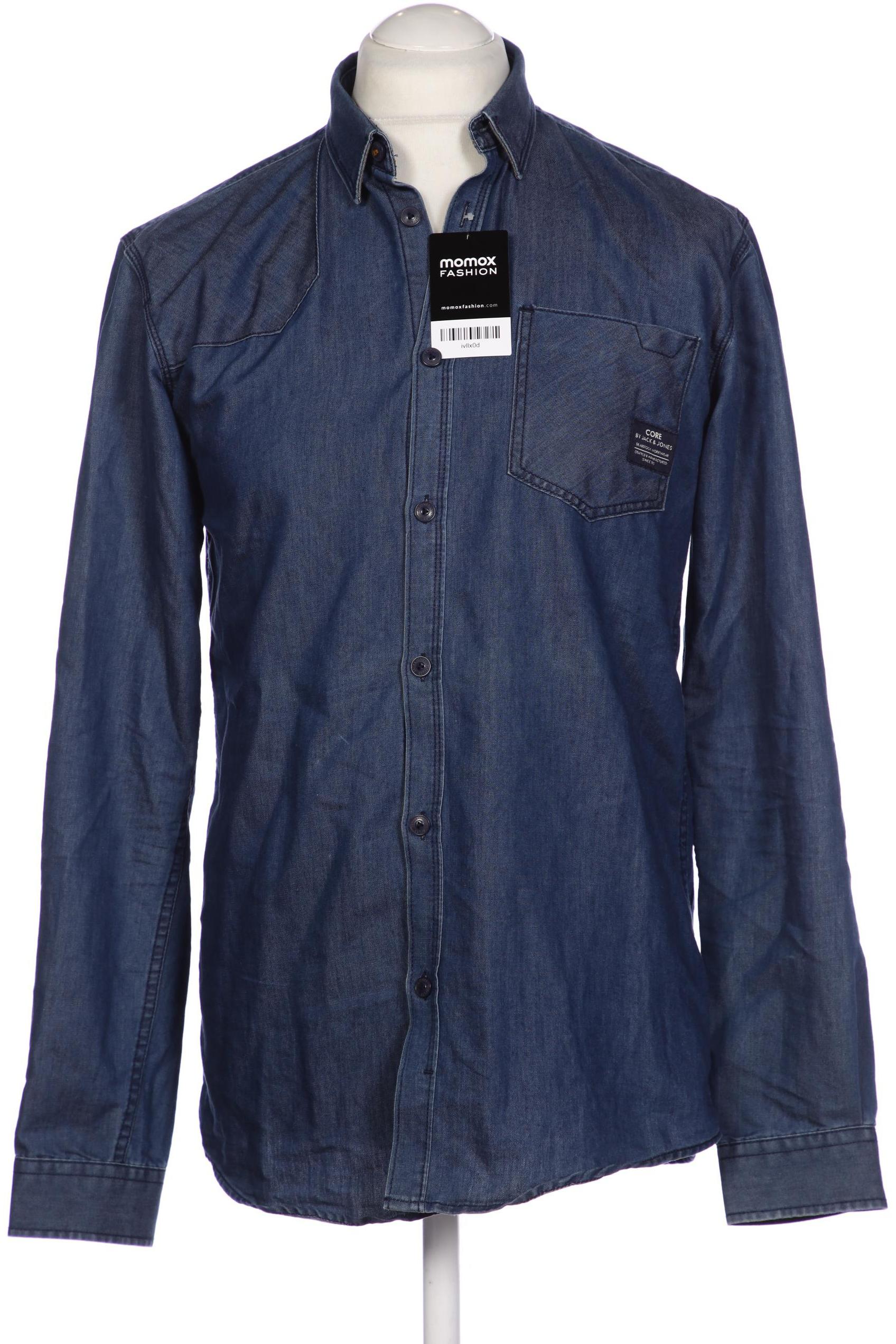 

Jack & Jones Herren Hemd, blau, Gr. 48