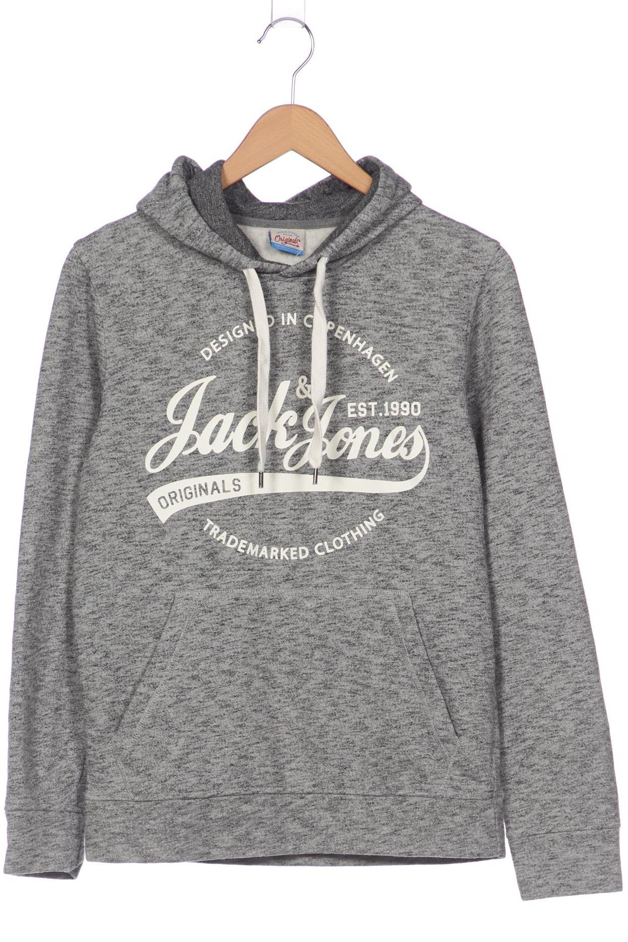 

Jack & Jones Herren Kapuzenpullover, grau, Gr. 46