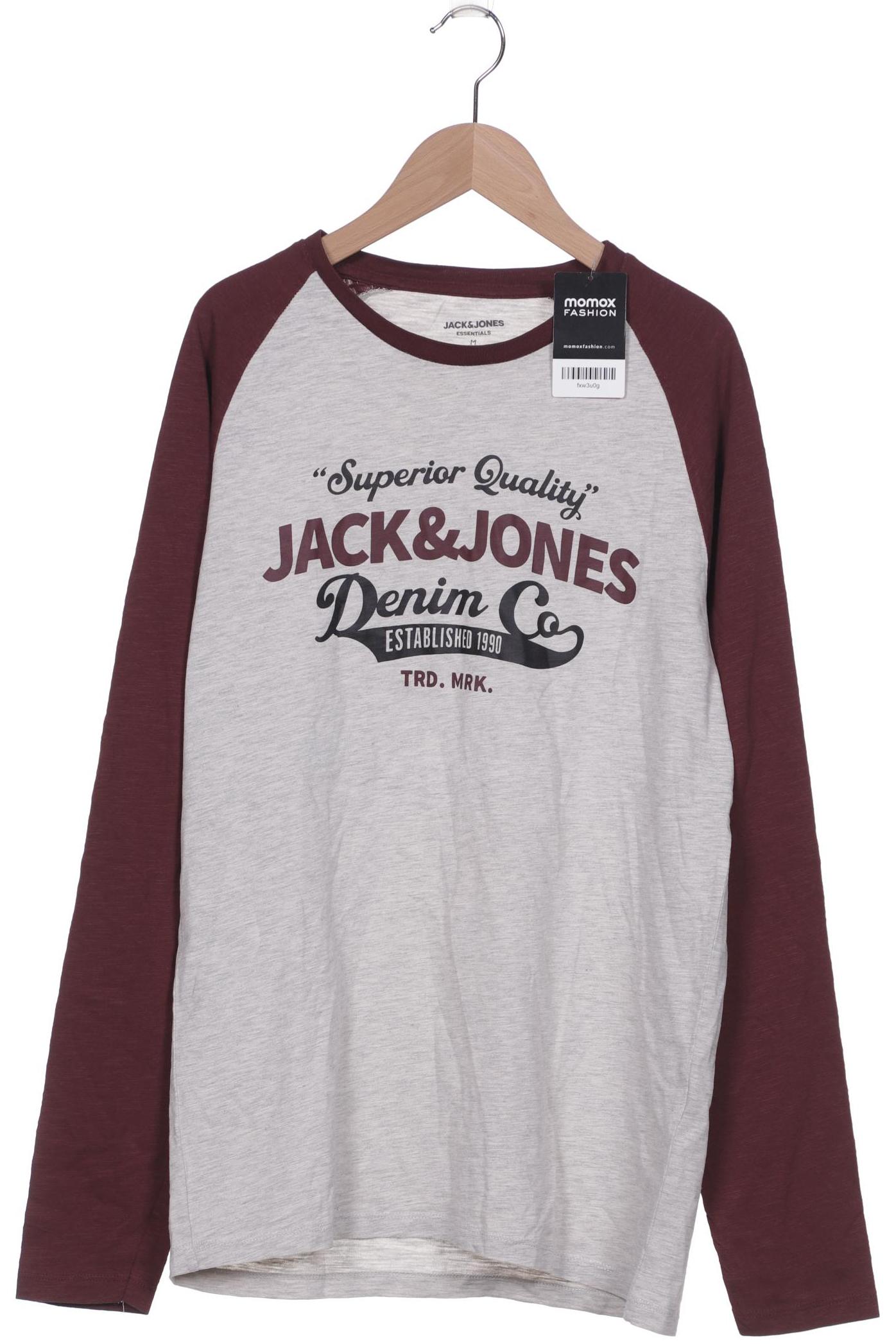 

JACK & JONES Herren Langarmshirt, bordeaux