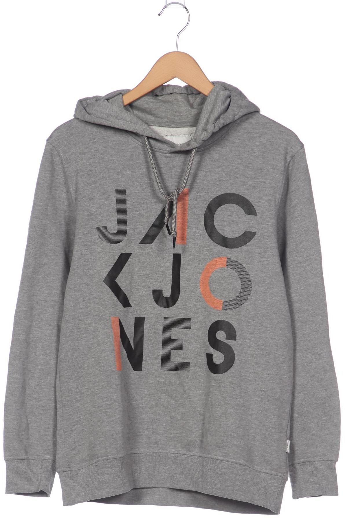 

Jack & Jones Herren Kapuzenpullover, grau, Gr. 48