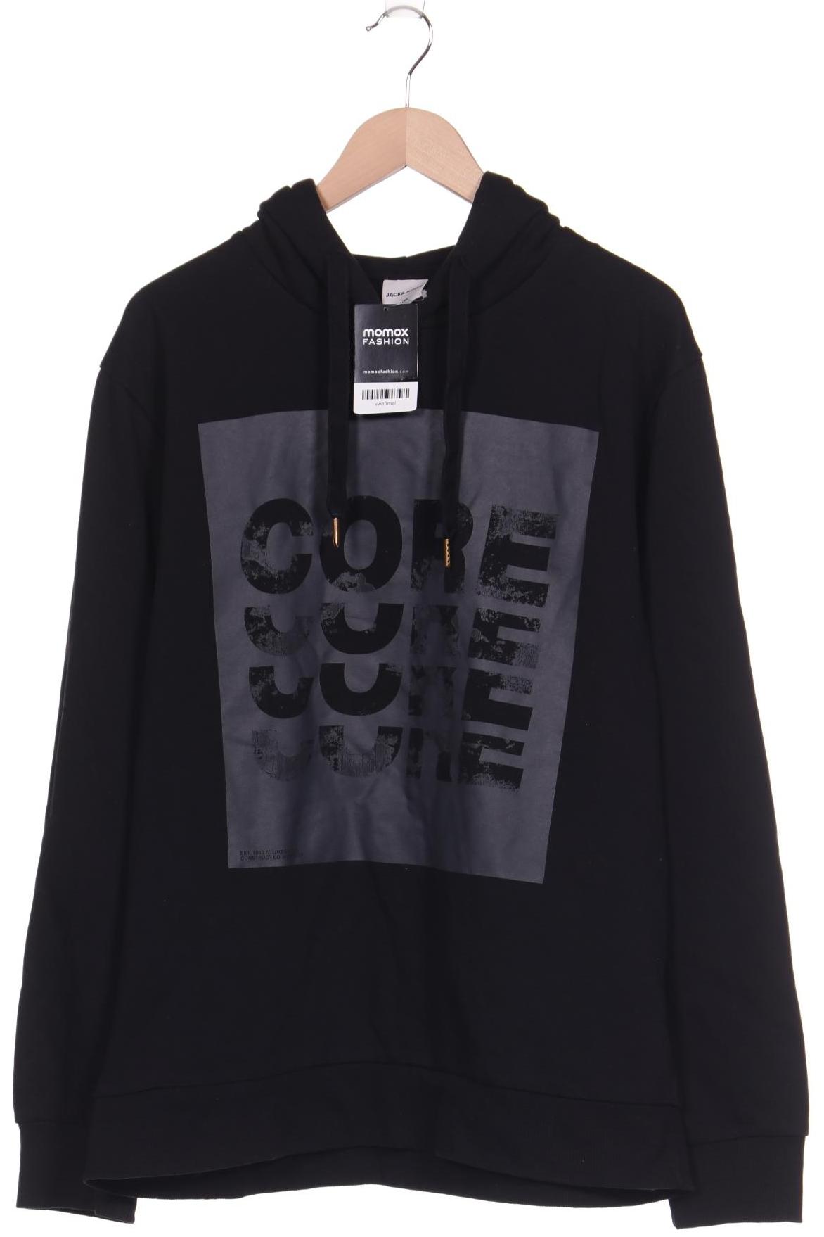 

Jack & Jones Herren Kapuzenpullover, schwarz, Gr. 56