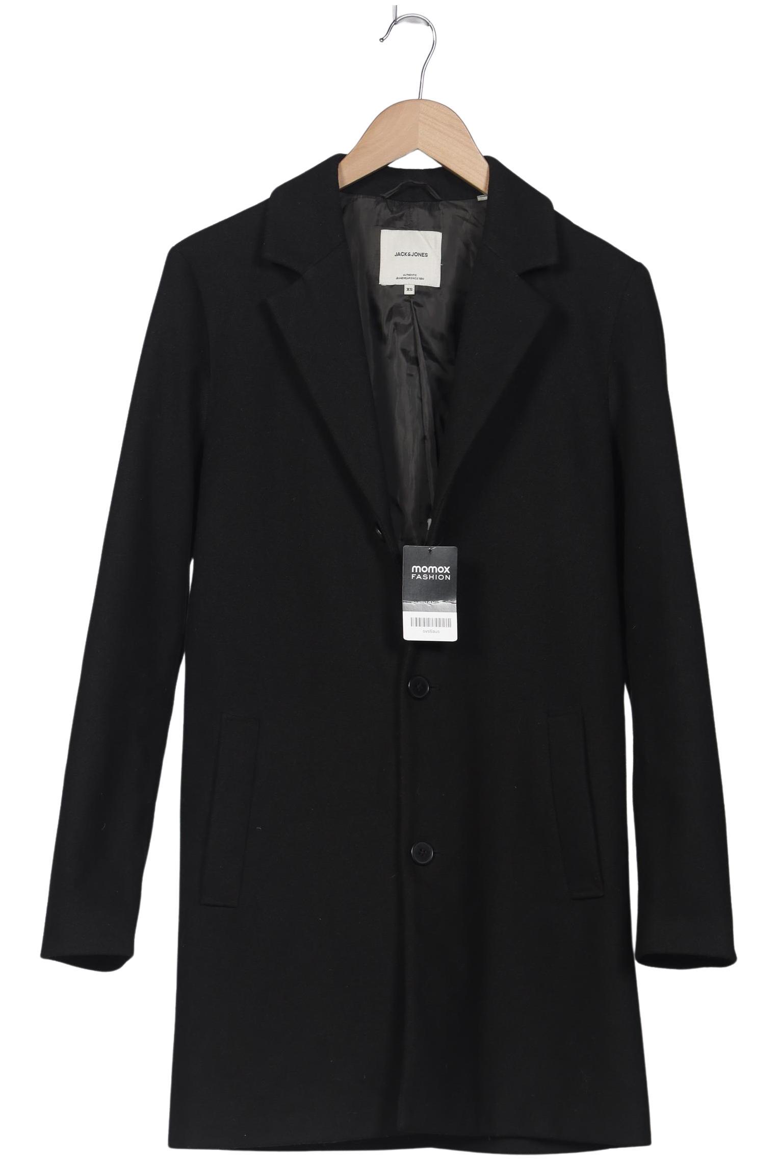

Jack & Jones Herren Mantel, schwarz, Gr. 44