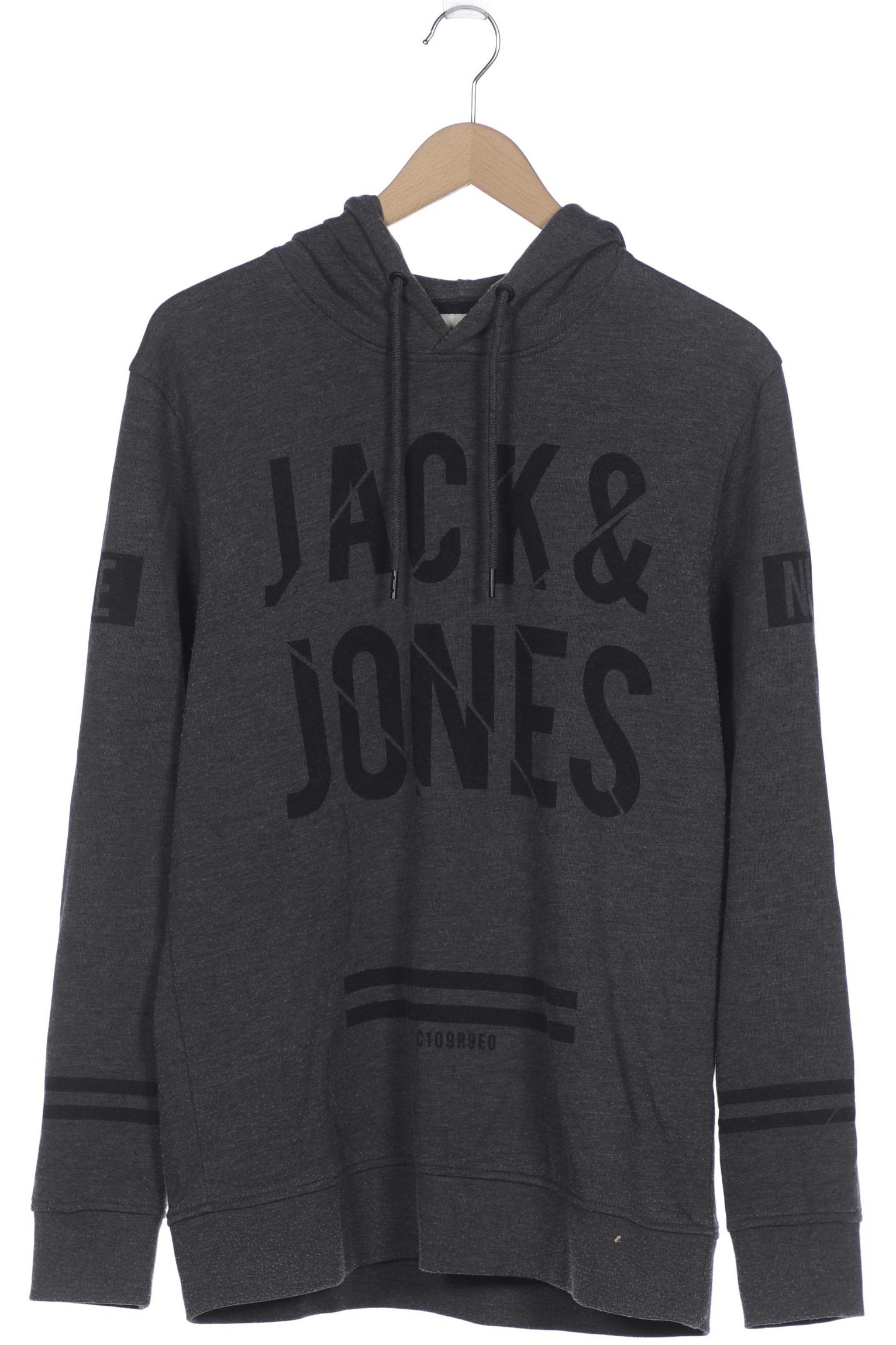 

Jack & Jones Herren Kapuzenpullover, grau, Gr. 52