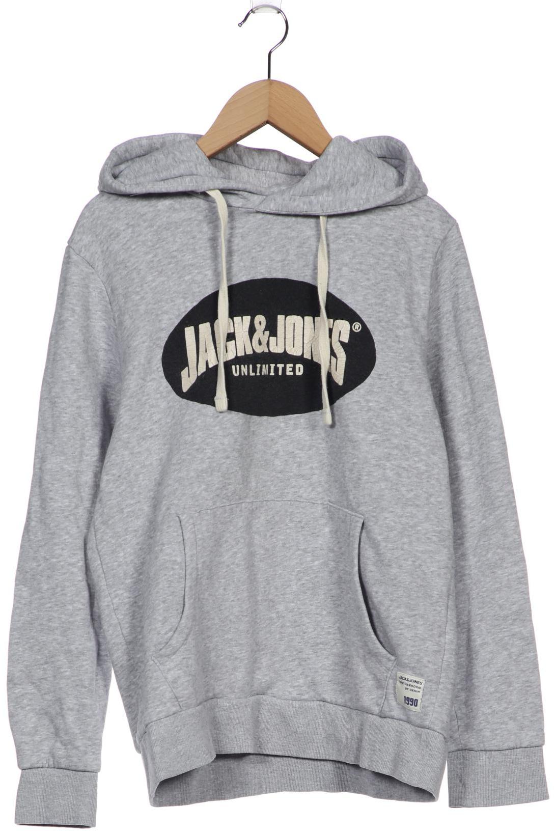

Jack & Jones Herren Kapuzenpullover, grau, Gr. 46
