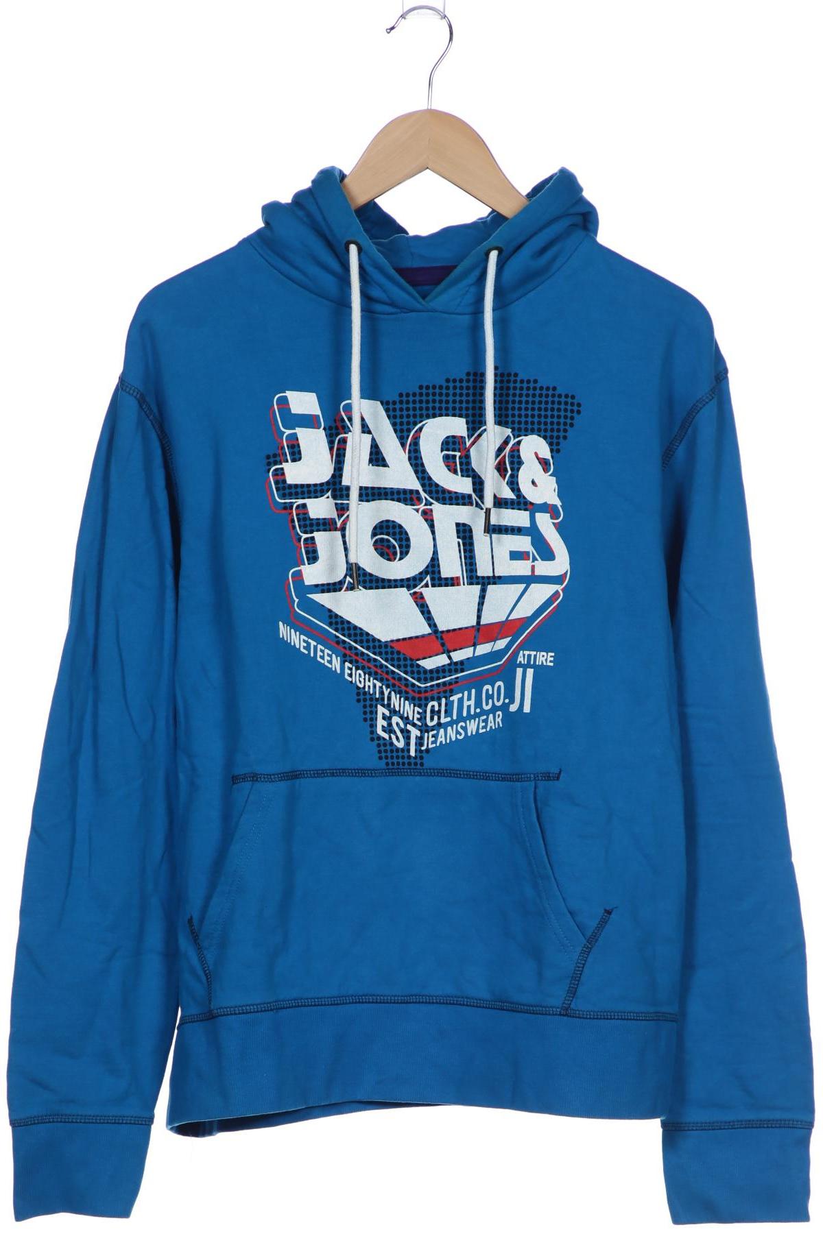 

Jack & Jones Herren Kapuzenpullover, blau, Gr. 56