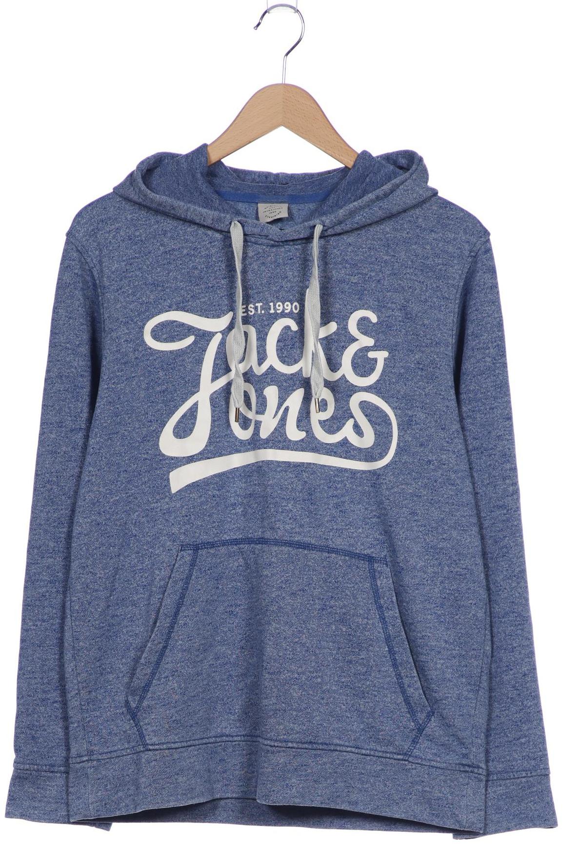 

Jack & Jones Herren Kapuzenpullover, blau, Gr. 52