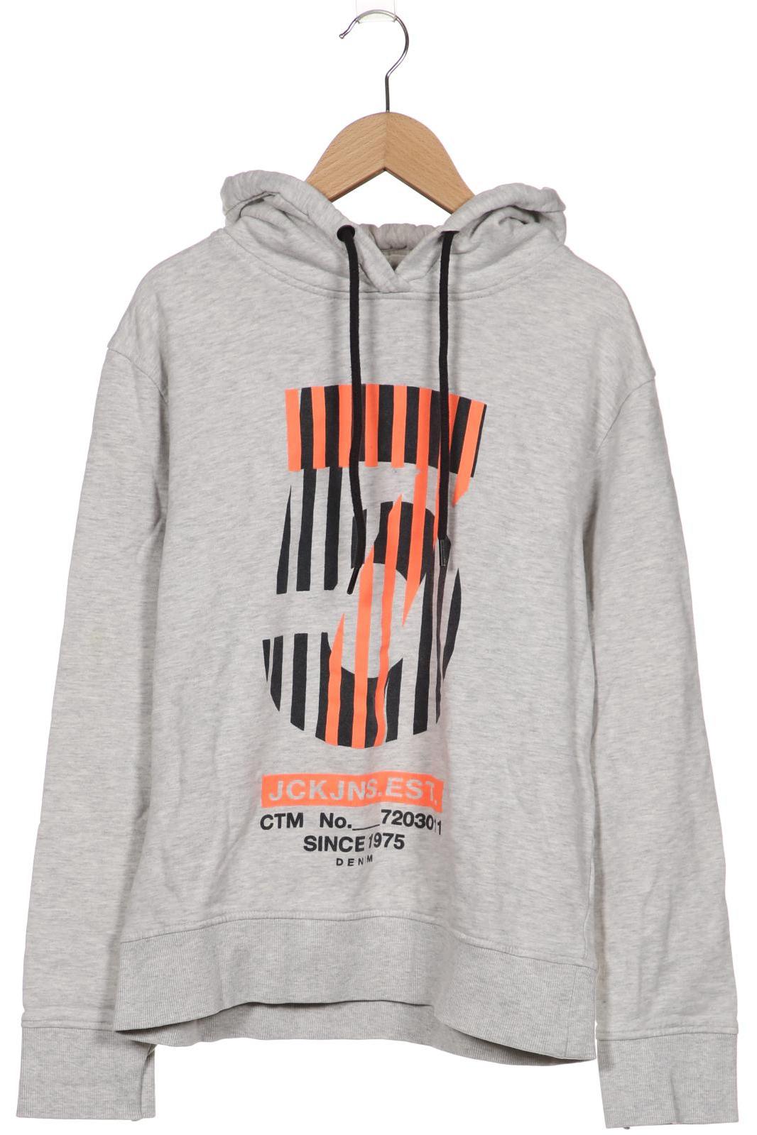 

Jack & Jones Herren Kapuzenpullover, grau, Gr. 48