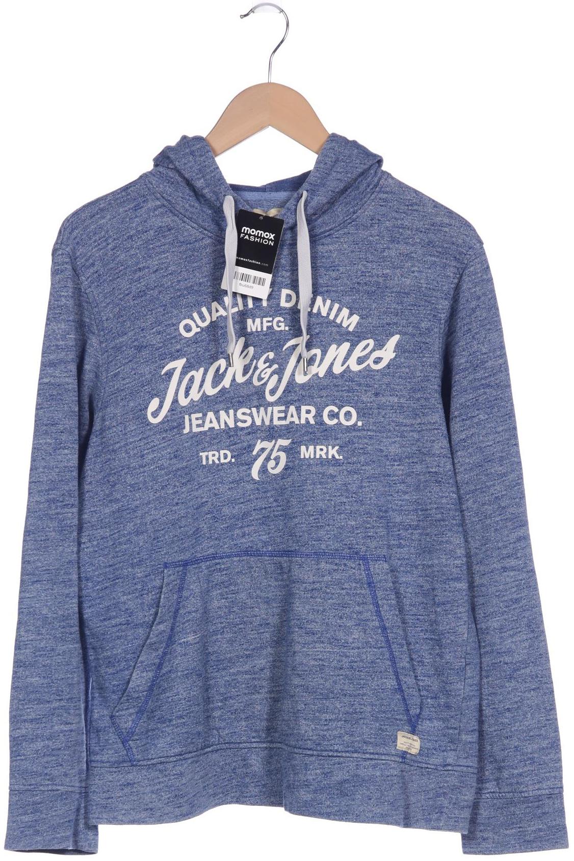 

Jack & Jones Herren Kapuzenpullover, blau, Gr. 48