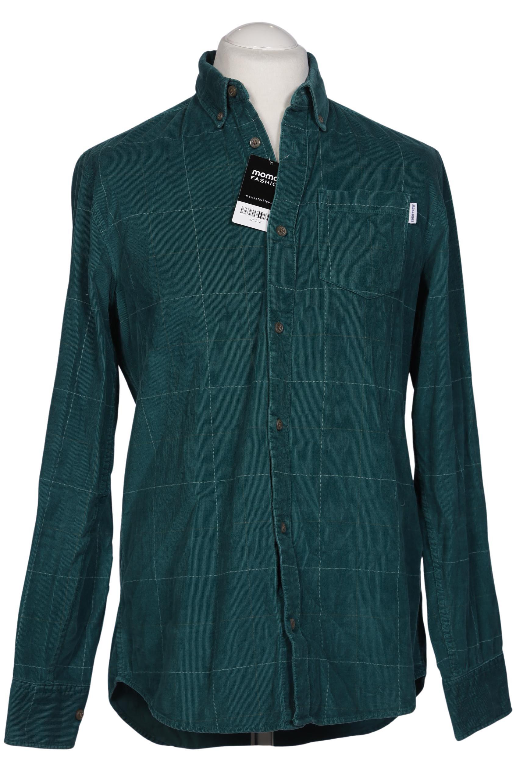 

Jack & Jones Herren Hemd, türkis, Gr. 48