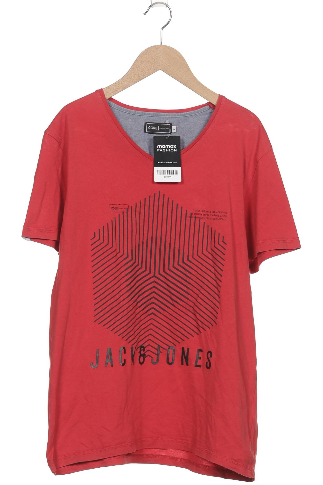 

Jack & Jones Herren T-Shirt, rot, Gr. 52