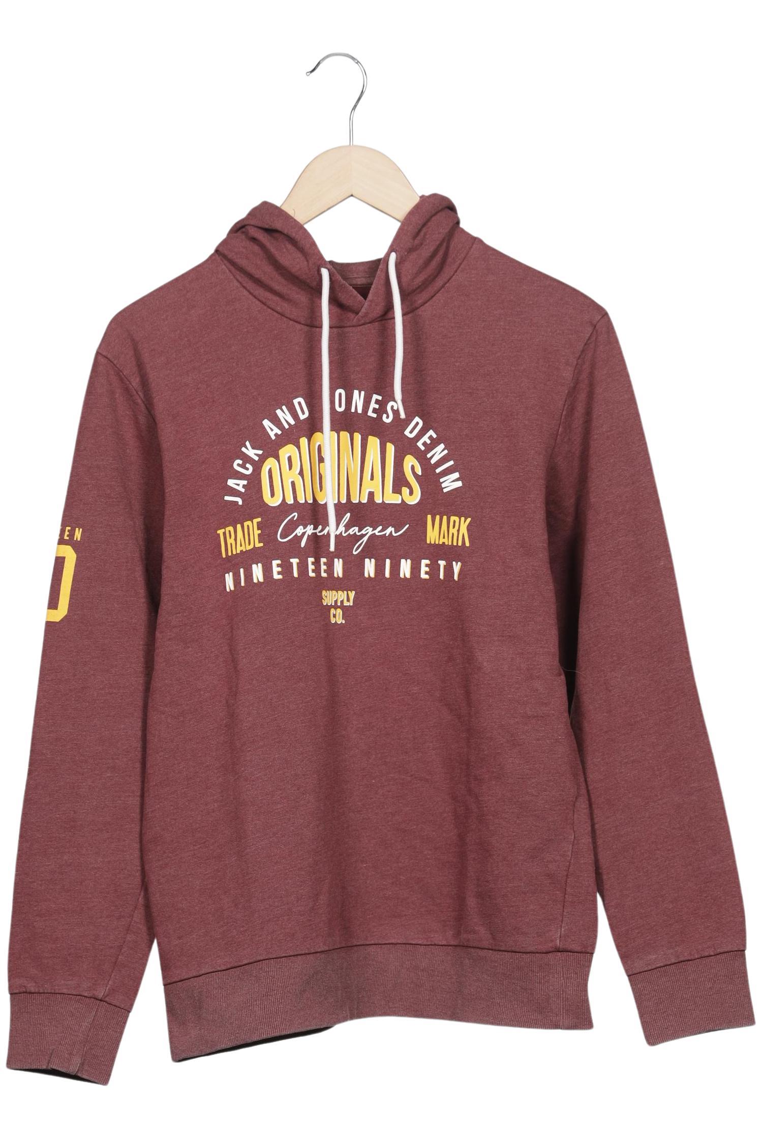 

Jack & Jones Herren Kapuzenpullover, bordeaux, Gr. 52