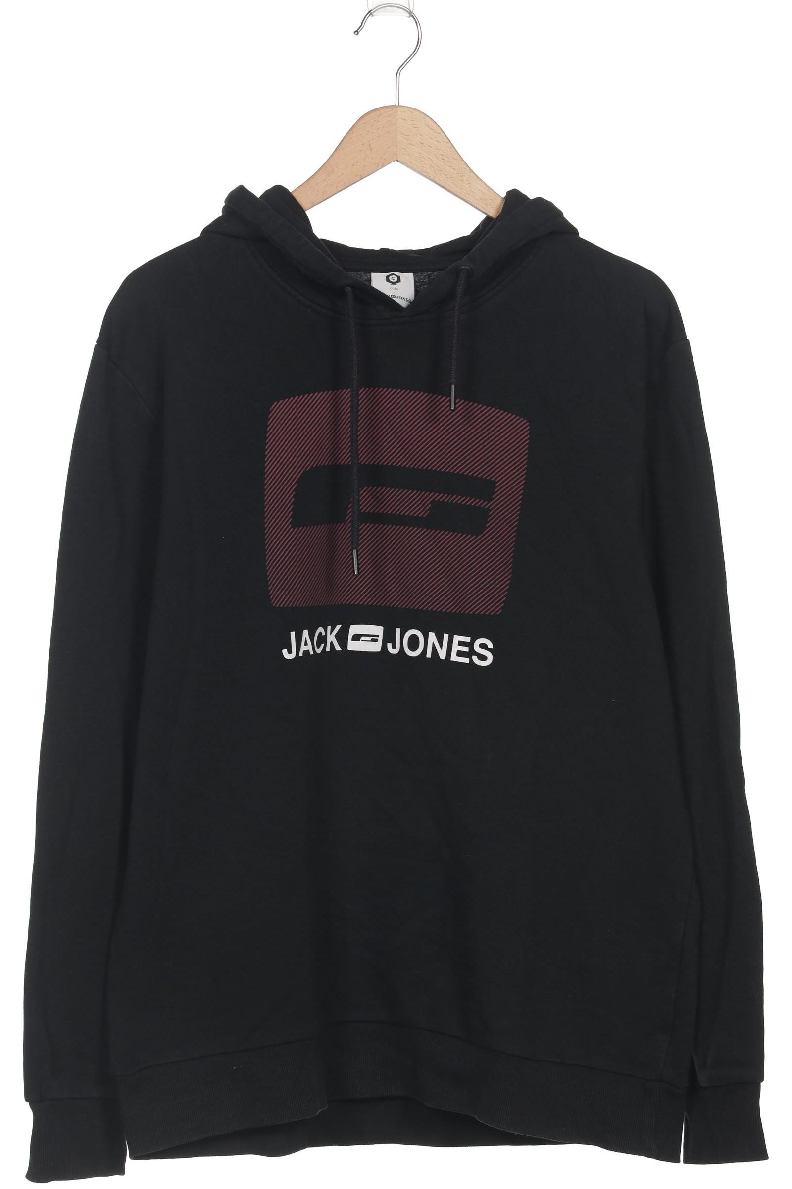 

Jack & Jones Herren Kapuzenpullover, schwarz, Gr. 54