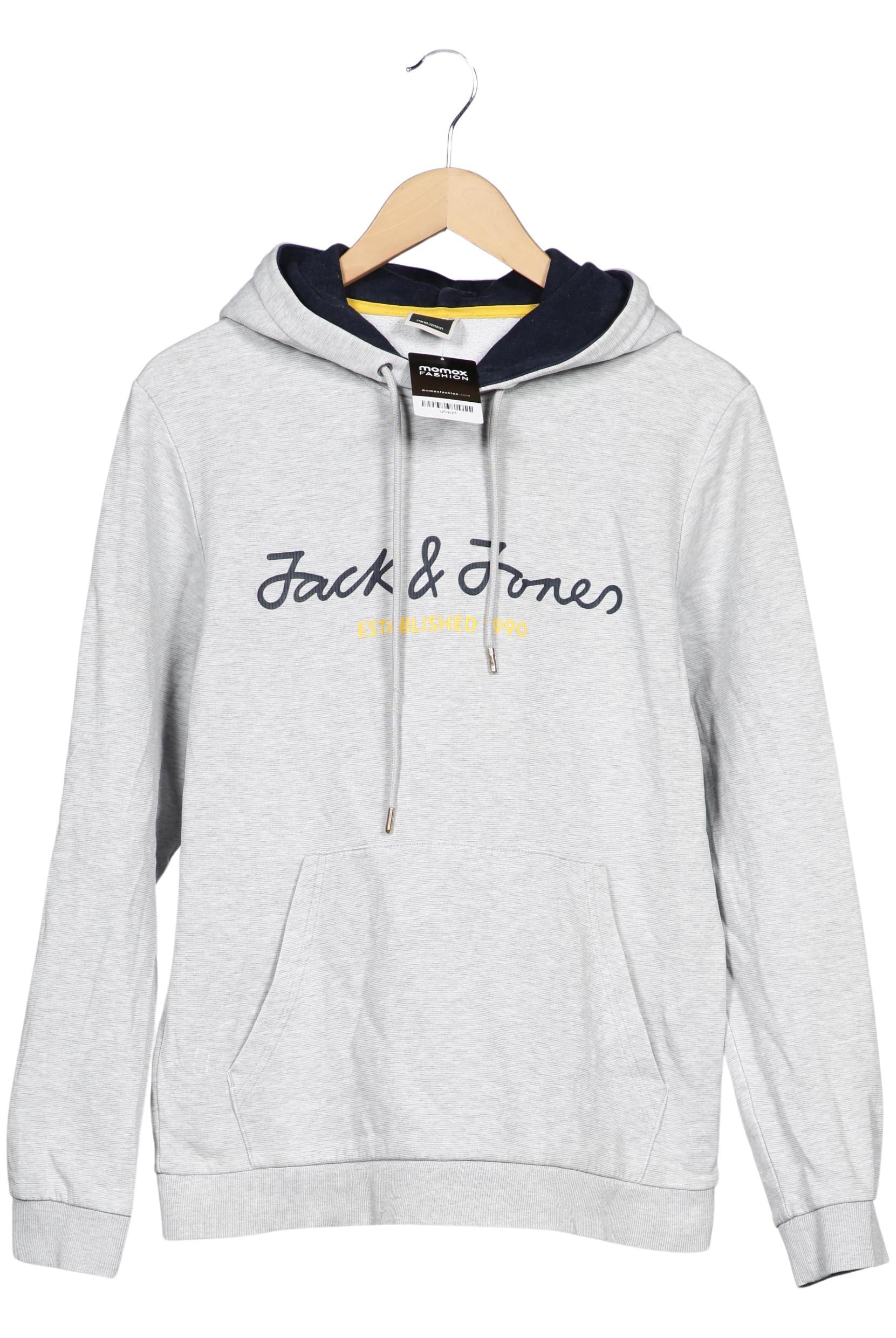 

Jack & Jones Herren Kapuzenpullover, grau, Gr. 48