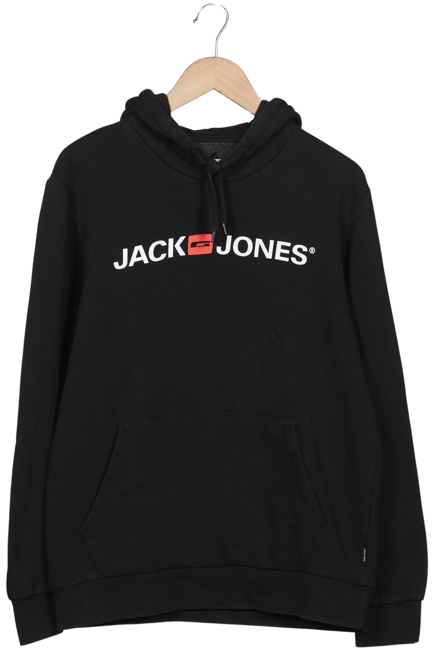 

Jack & Jones Herren Kapuzenpullover, schwarz, Gr. 52