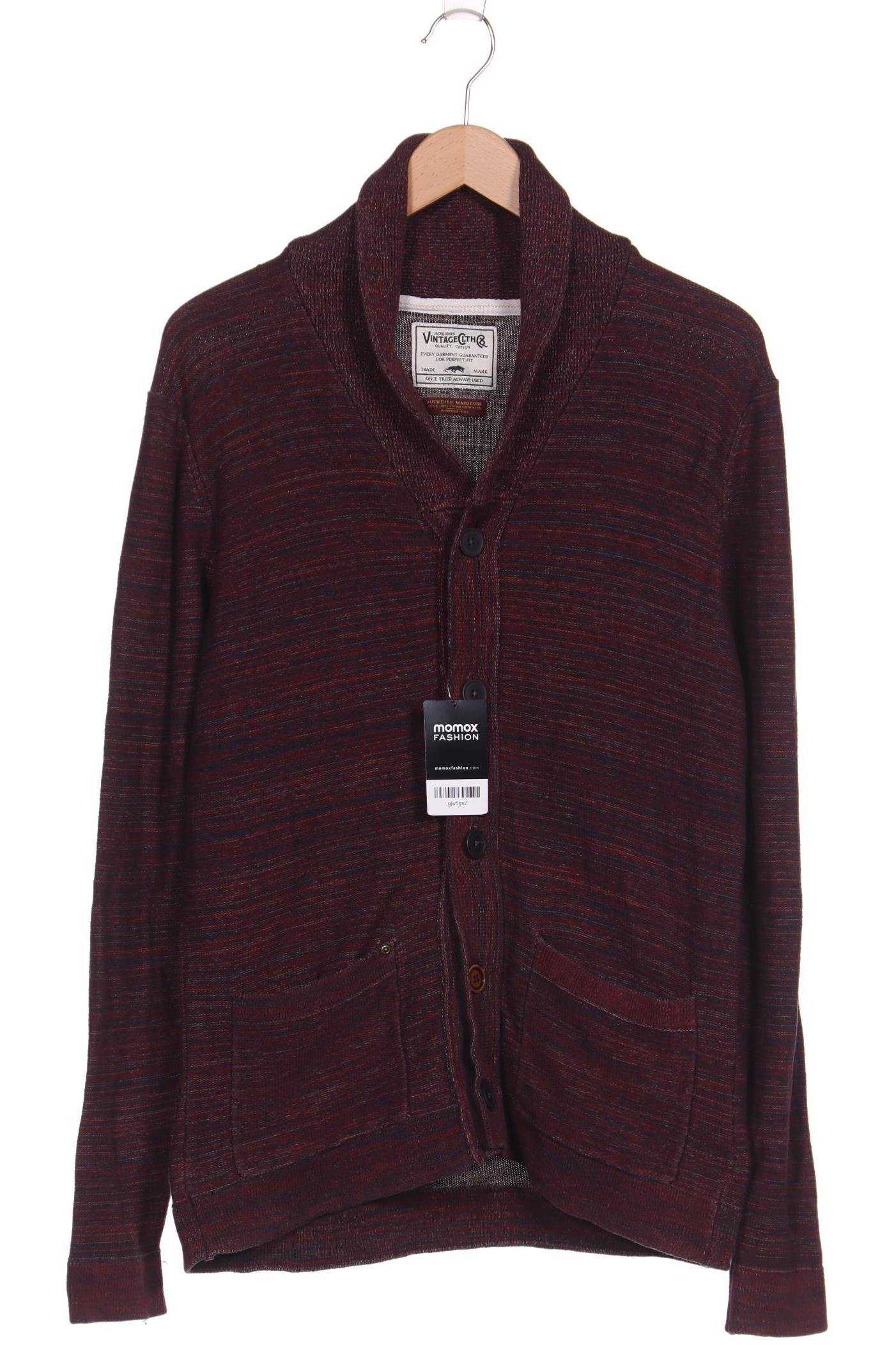 

JACK & JONES Herren Strickjacke, bordeaux
