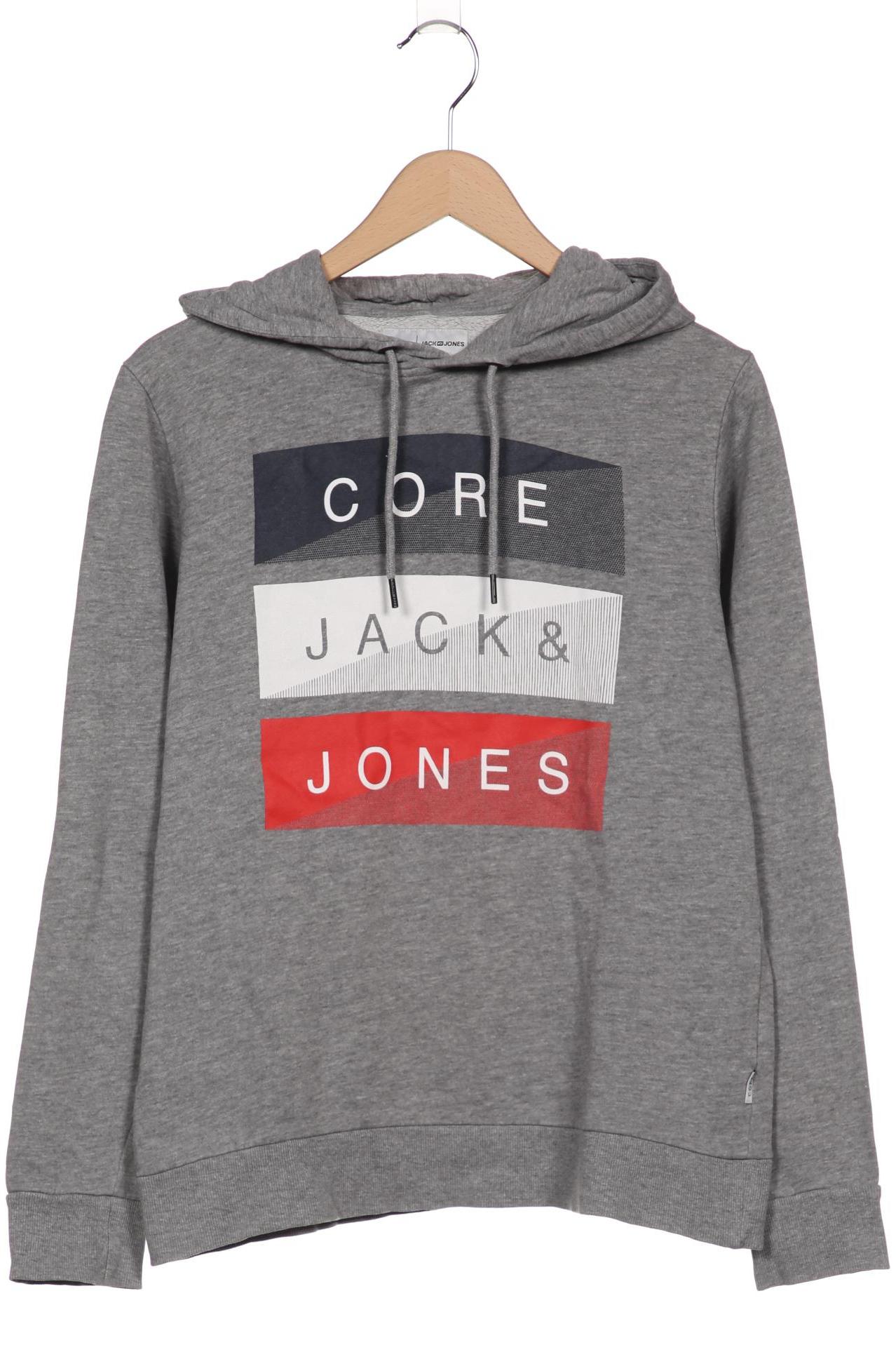 

Jack & Jones Herren Kapuzenpullover, grau, Gr. 52