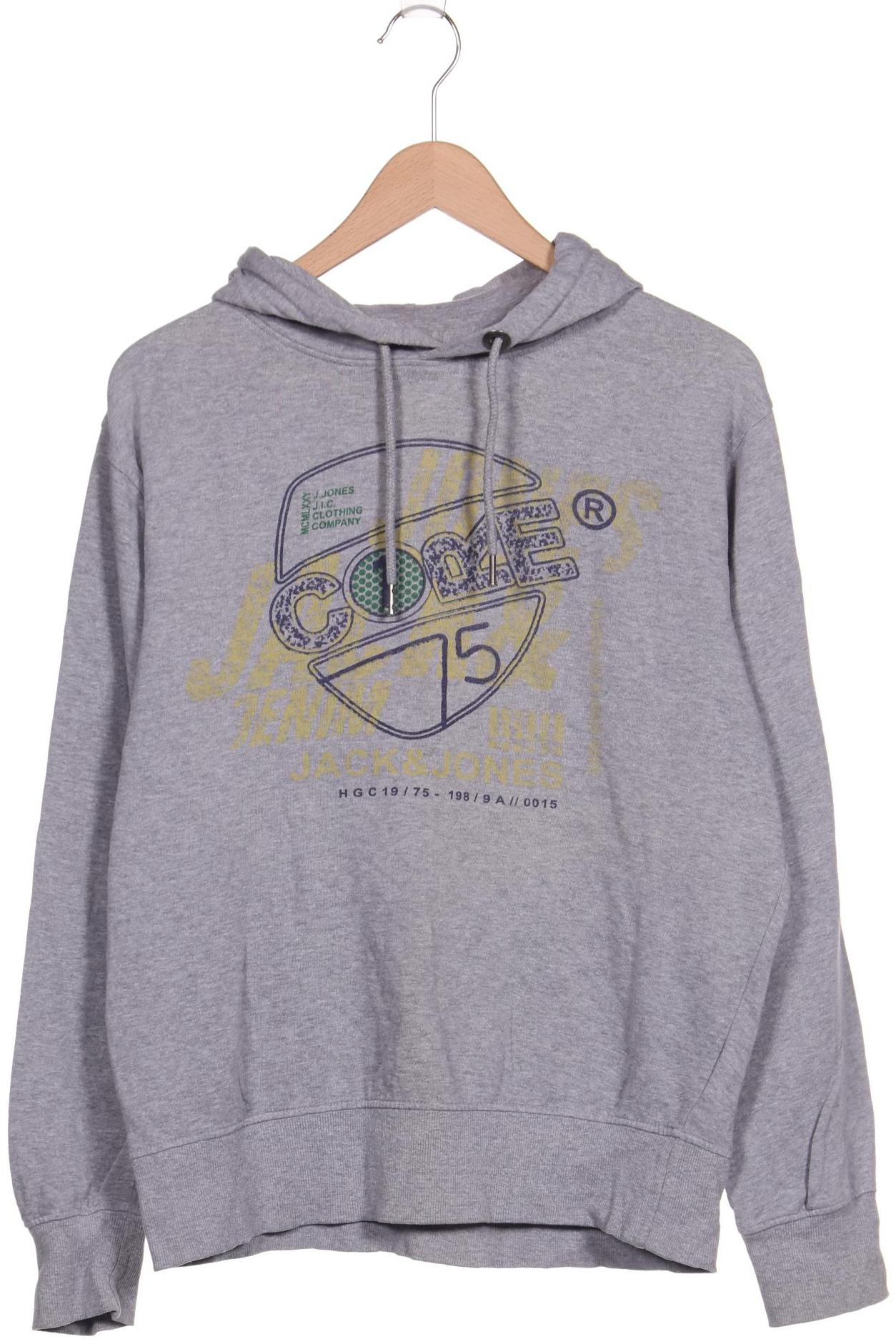 

Jack & Jones Herren Kapuzenpullover, grau, Gr. 52