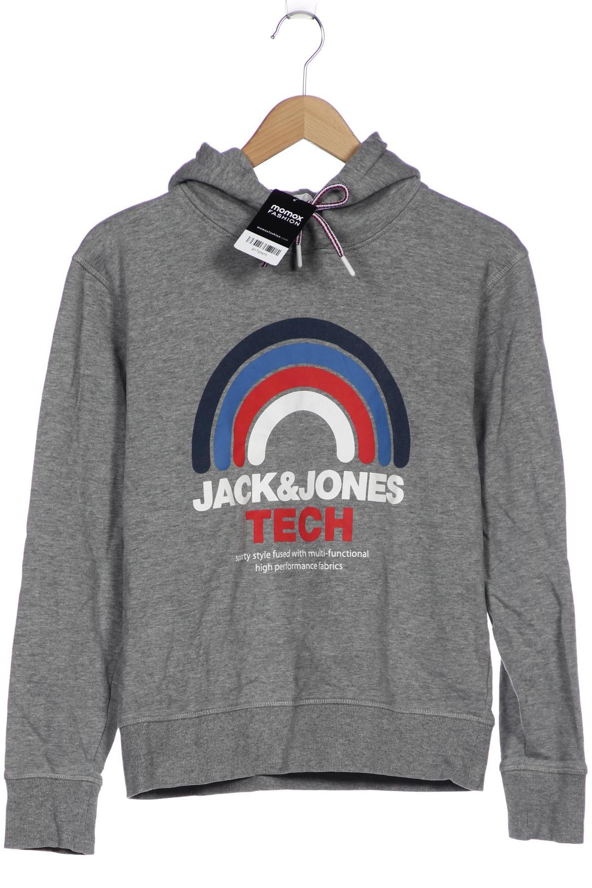 

JACK & JONES Herren Kapuzenpullover, grau