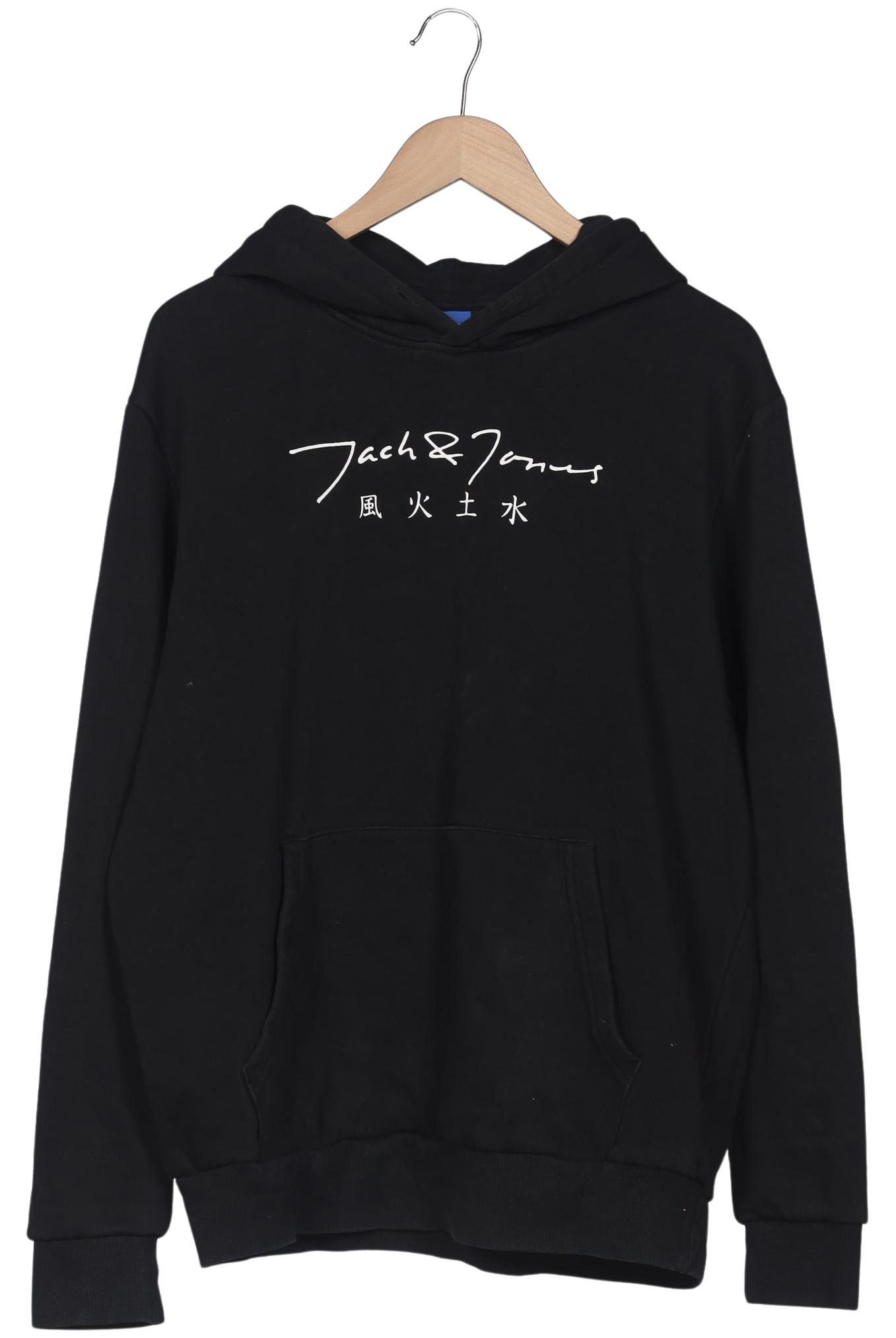 

Jack & Jones Herren Kapuzenpullover, schwarz, Gr. 54
