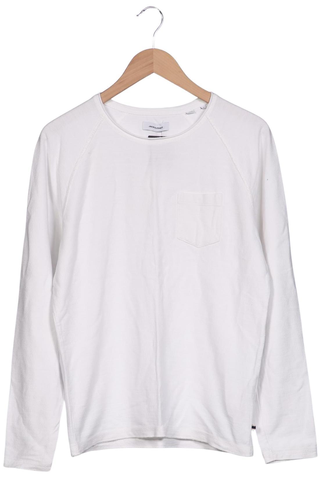 

Jack & Jones Herren Langarmshirt, weiß, Gr. 46