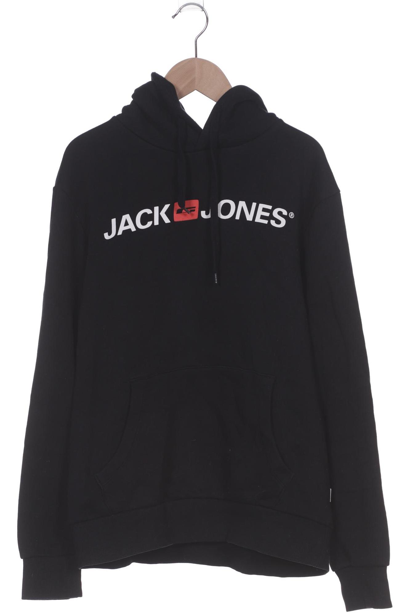 

Jack & Jones Herren Kapuzenpullover, schwarz, Gr. 46