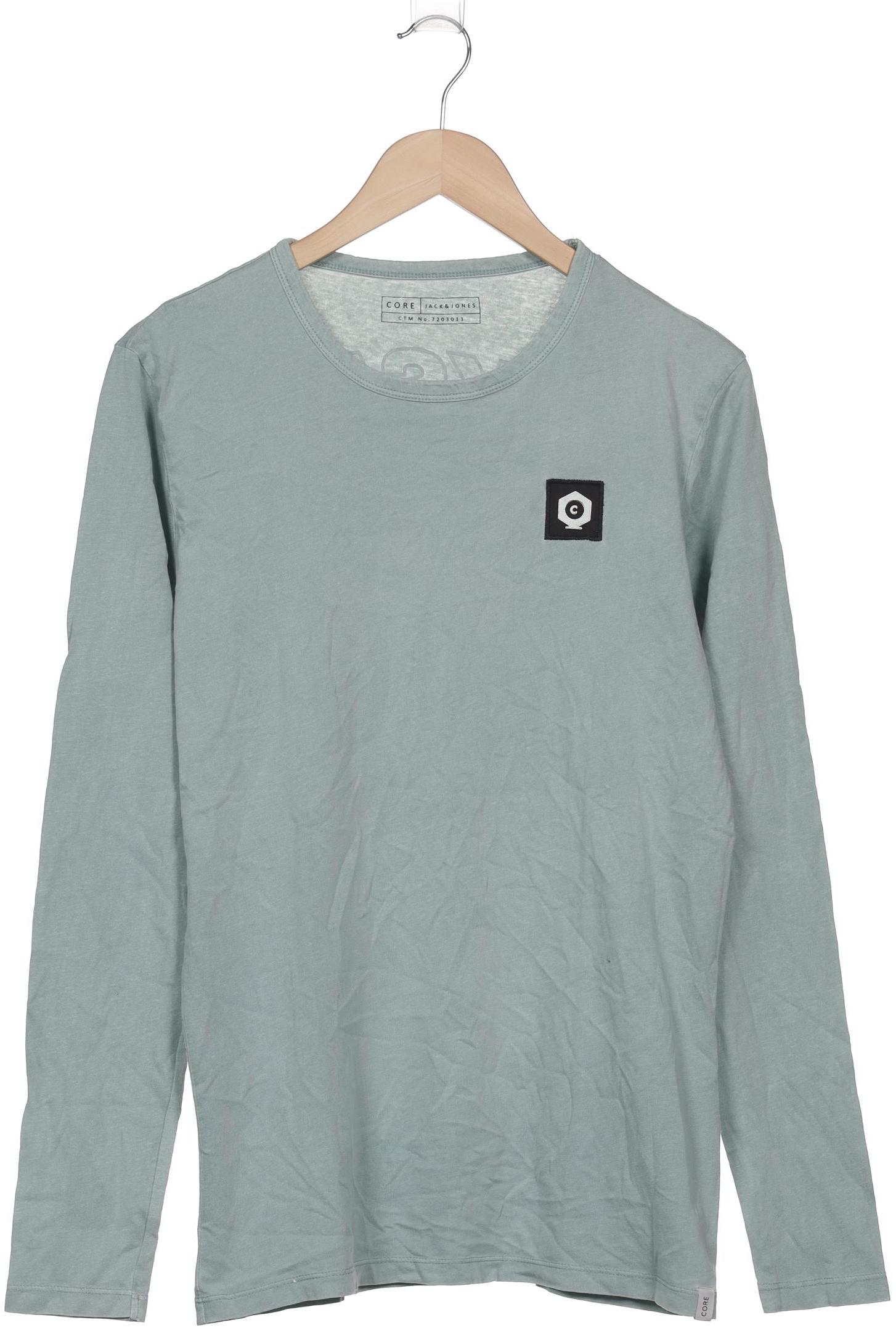

Jack & Jones Herren Langarmshirt, türkis, Gr. 48