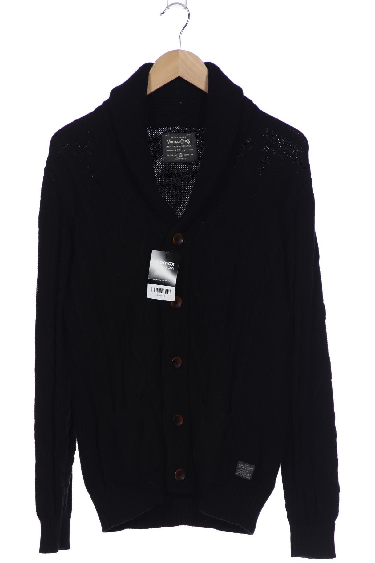 

Jack & Jones Herren Strickjacke, schwarz, Gr. 48