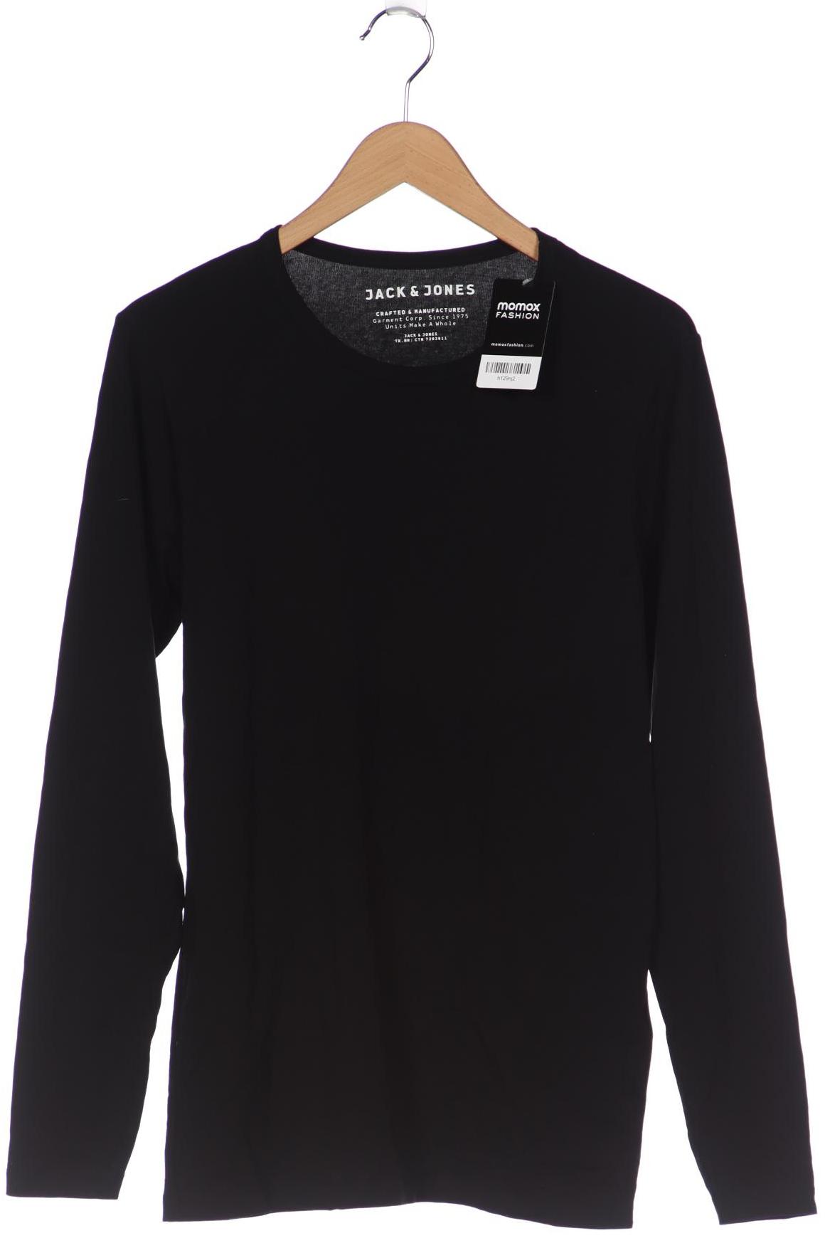 

JACK & JONES Herren Langarmshirt, schwarz