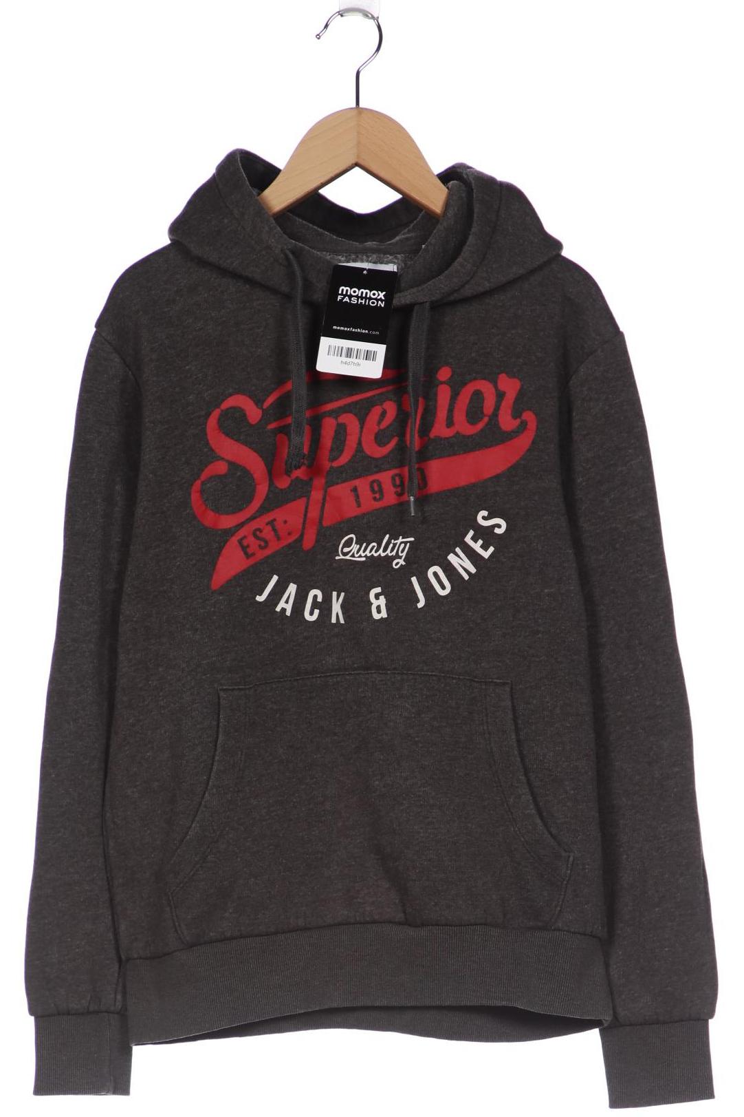 

JACK & JONES Herren Kapuzenpullover, grau