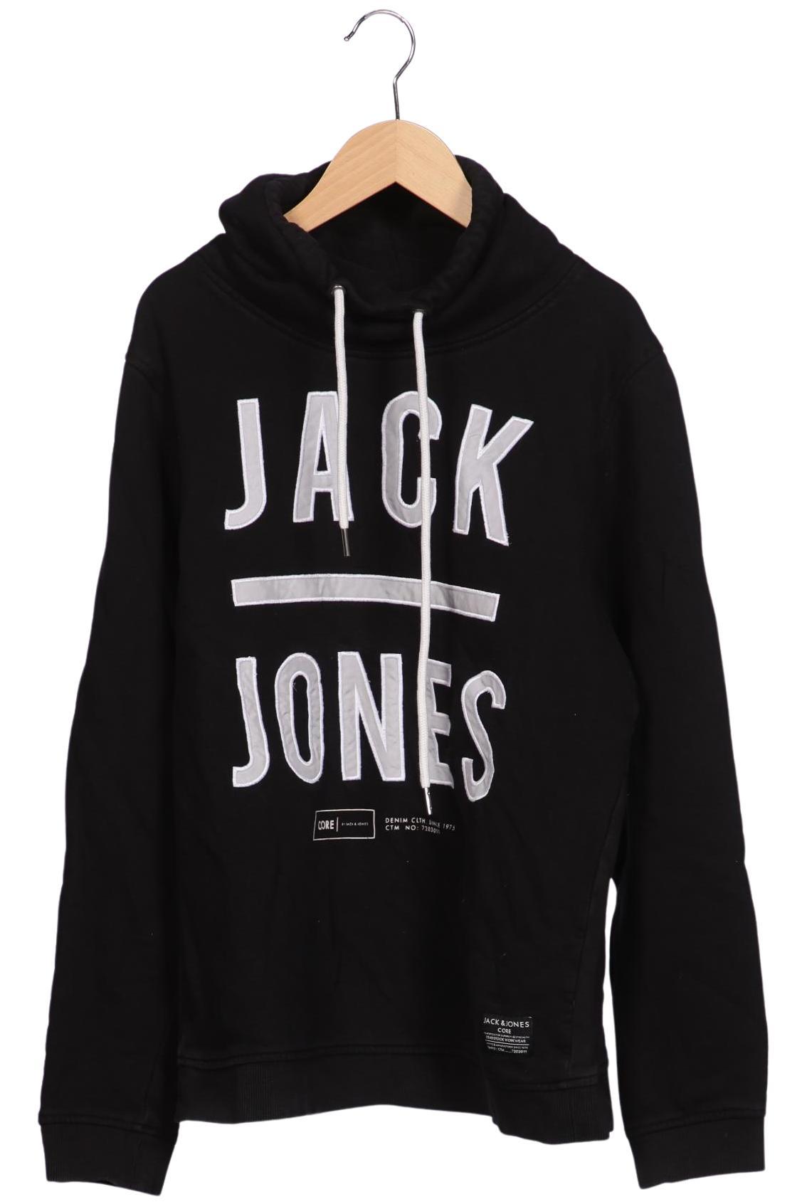 

Jack & Jones Herren Kapuzenpullover, schwarz, Gr. 48