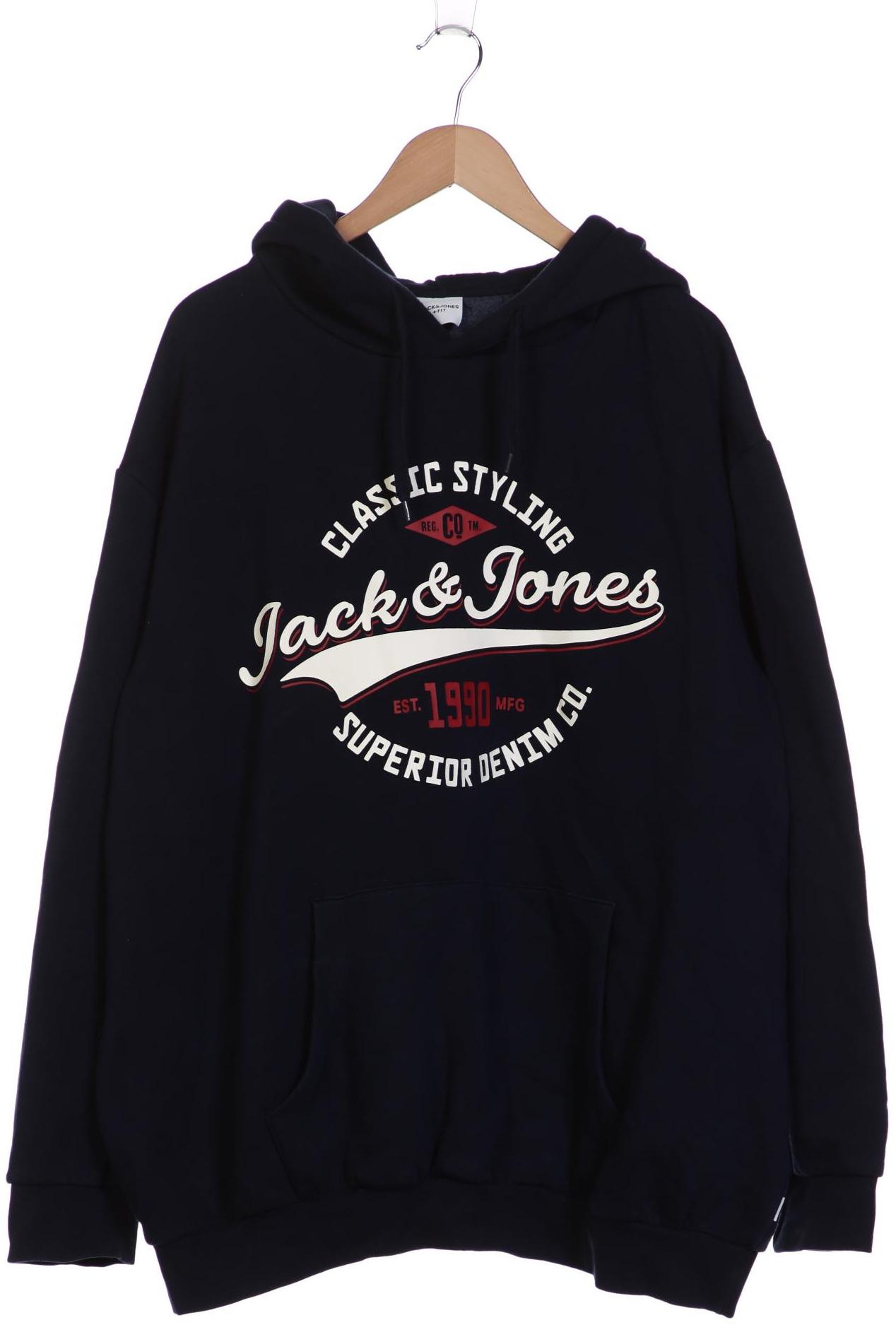 

Jack & Jones Herren Kapuzenpullover, marineblau, Gr. 60