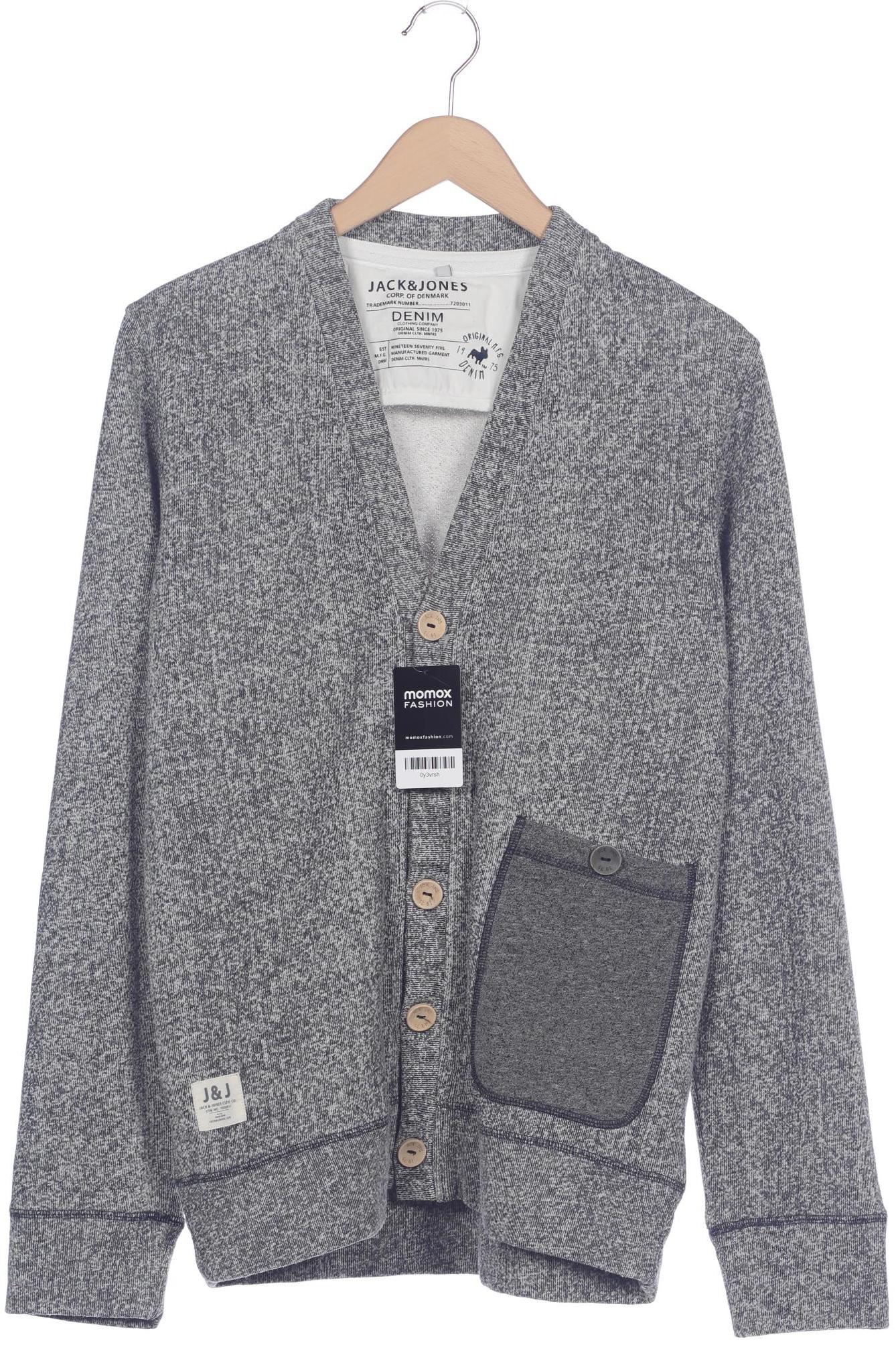 

Jack & Jones Herren Strickjacke, grau, Gr. 48