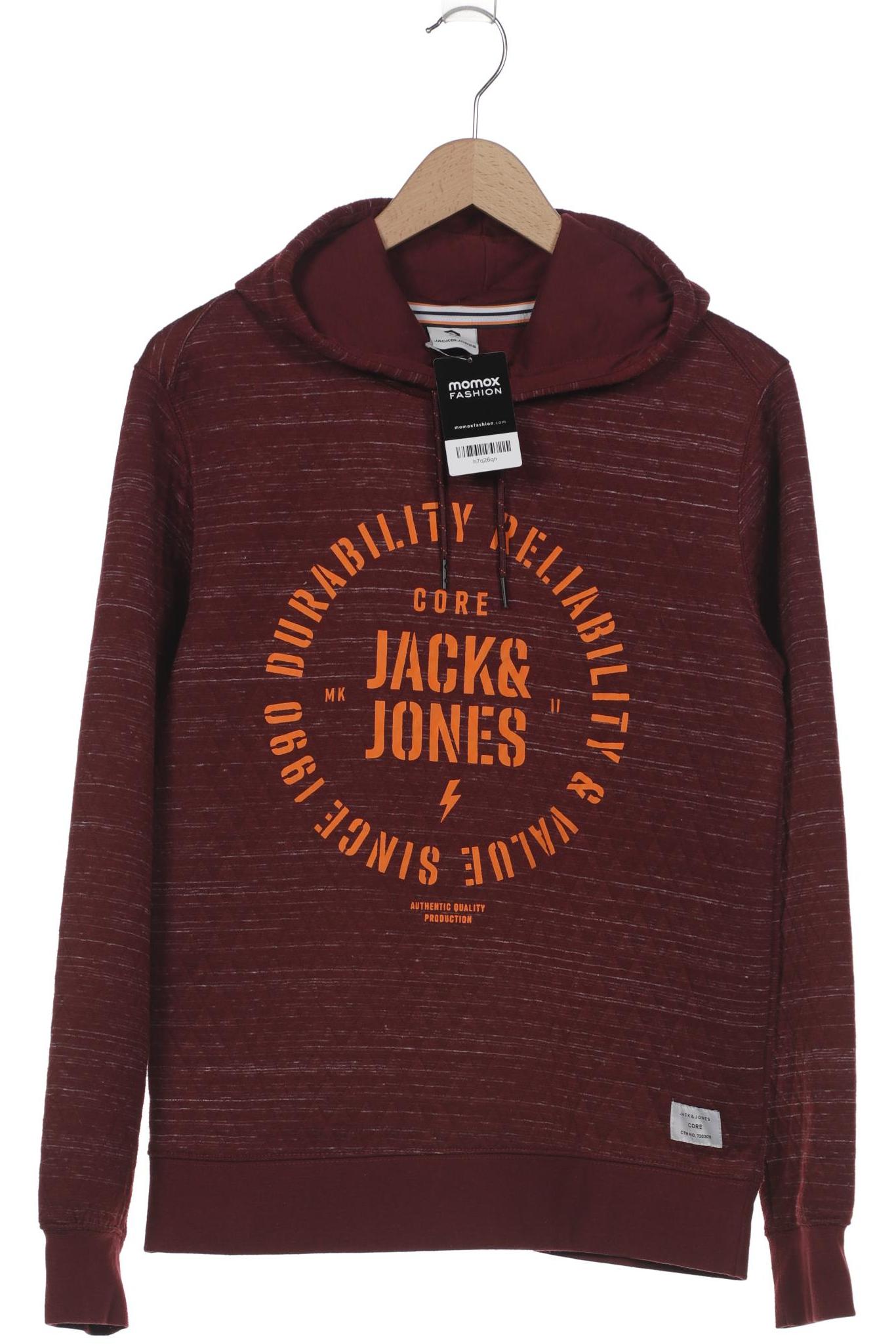 

Jack & Jones Herren Kapuzenpullover, bordeaux, Gr. 46