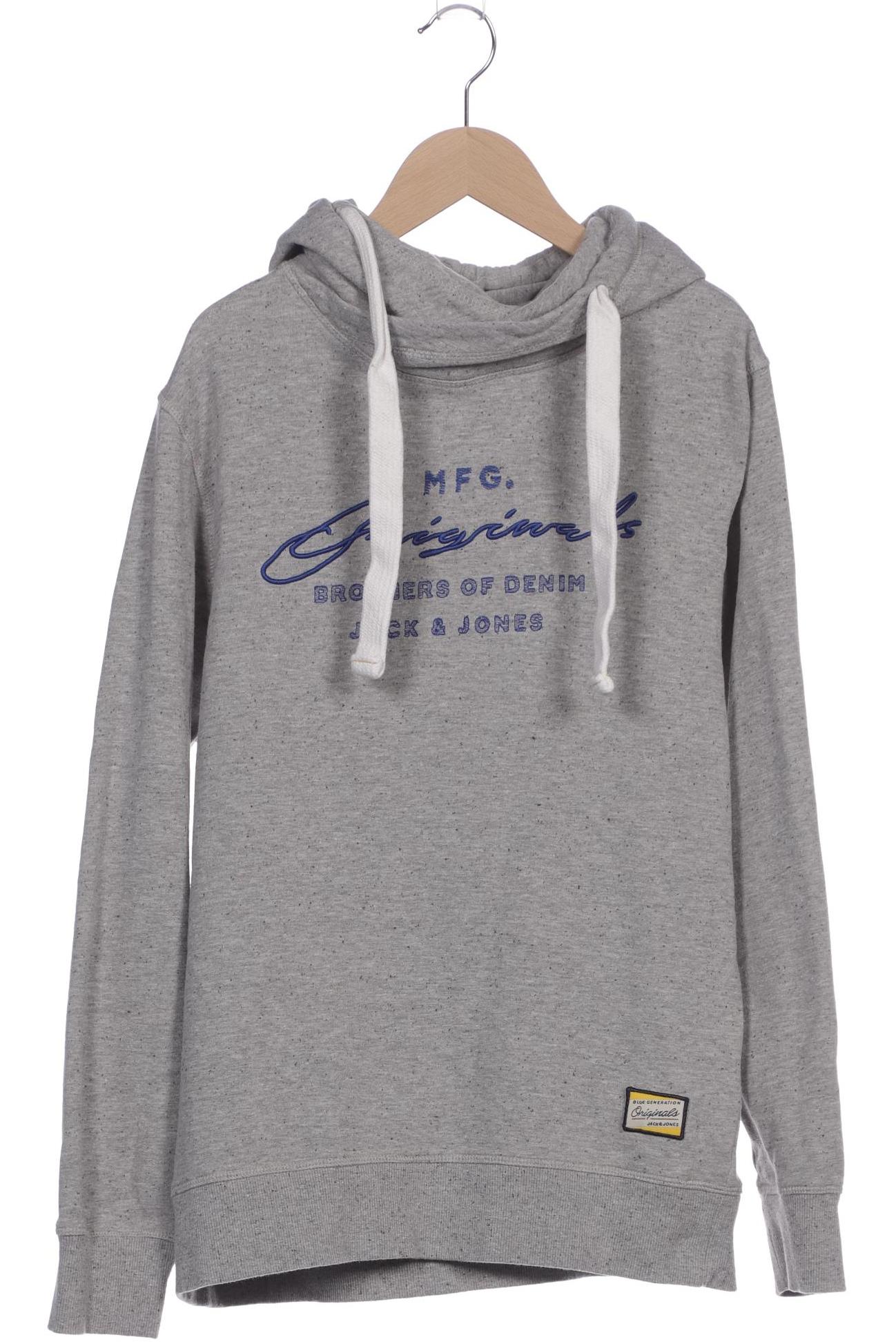 

Jack & Jones Herren Kapuzenpullover, grau, Gr. 52