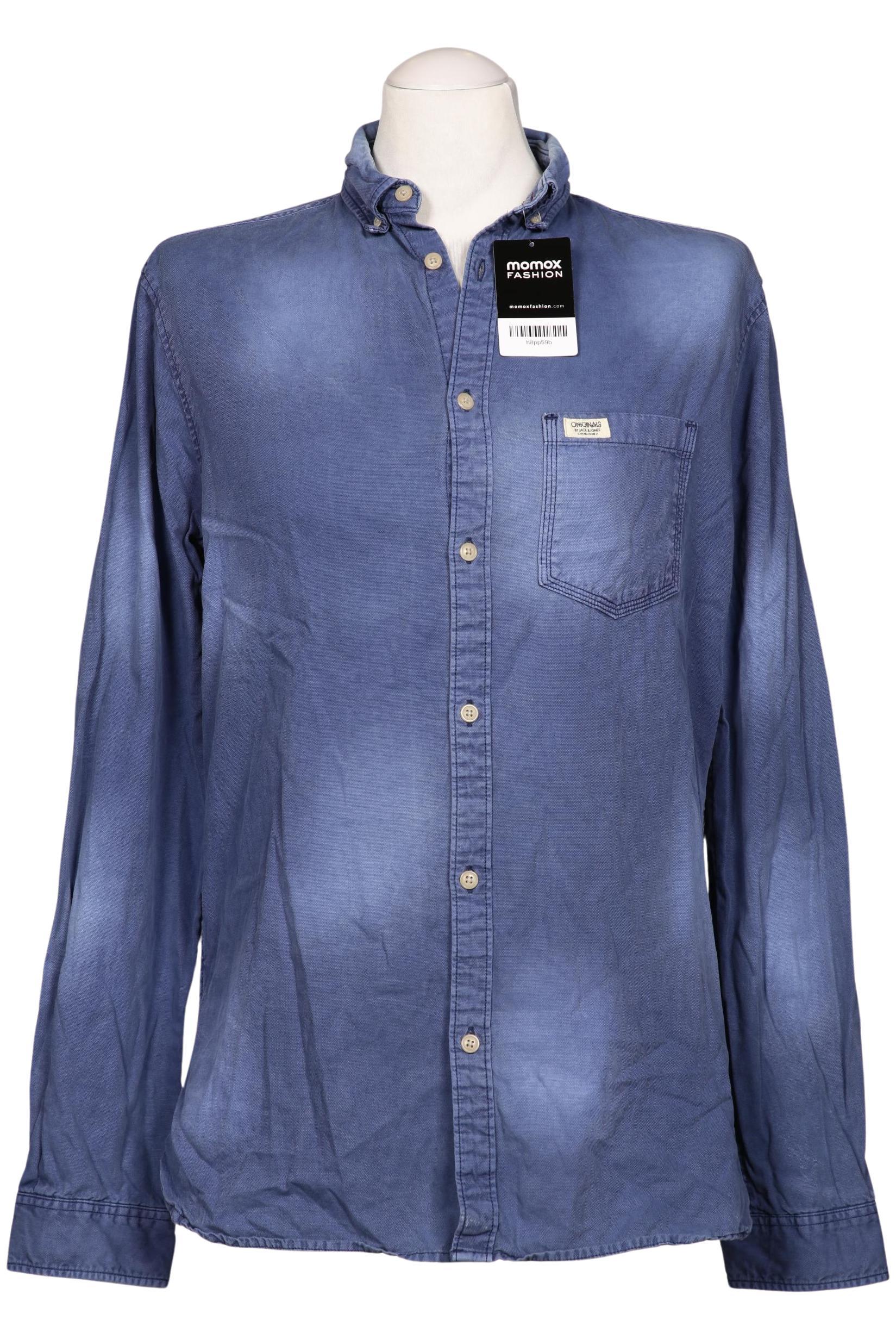 

Jack & Jones Herren Hemd, blau, Gr. 48