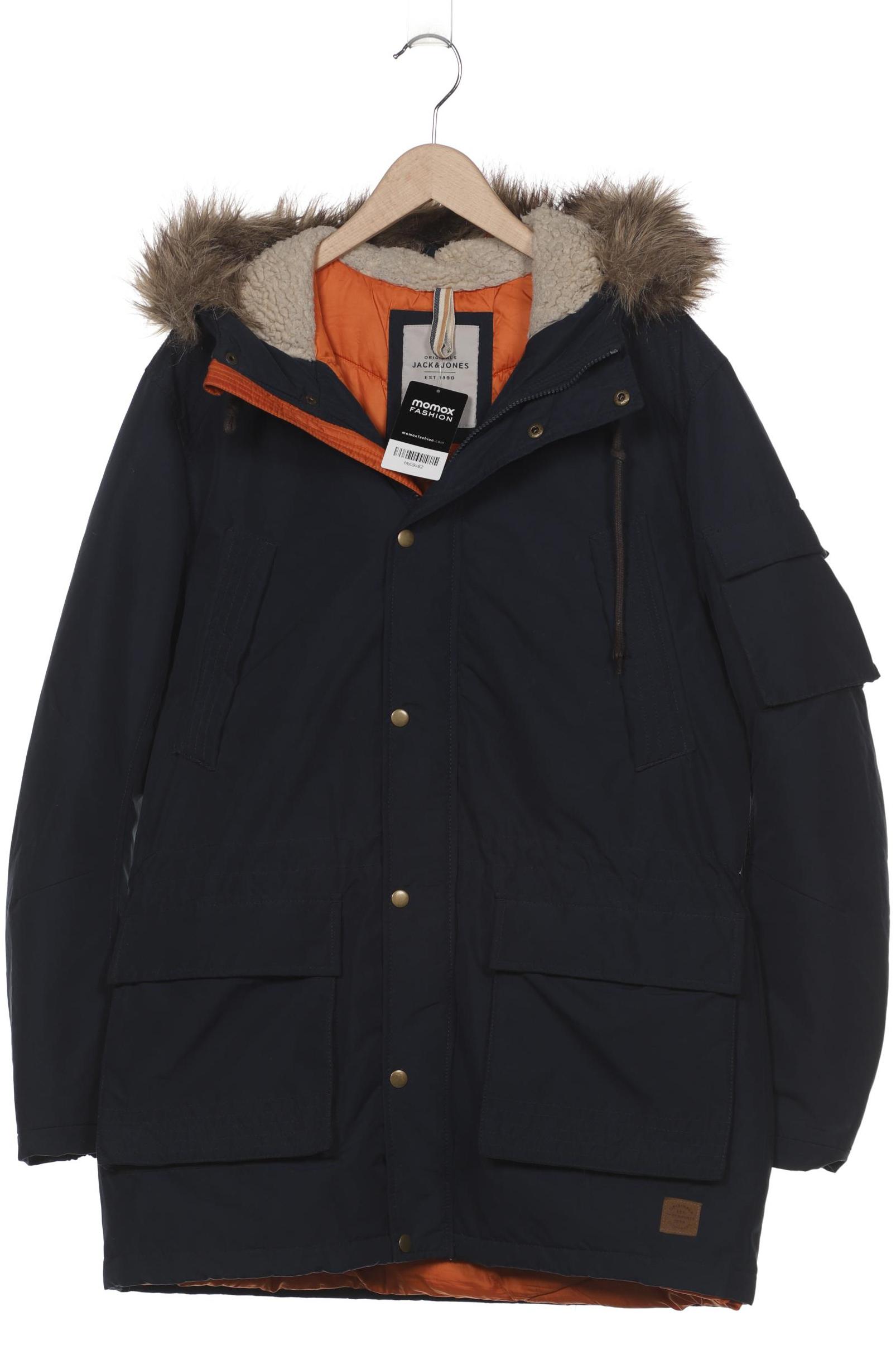 

Jack & Jones Herren Mantel, marineblau, Gr. 52