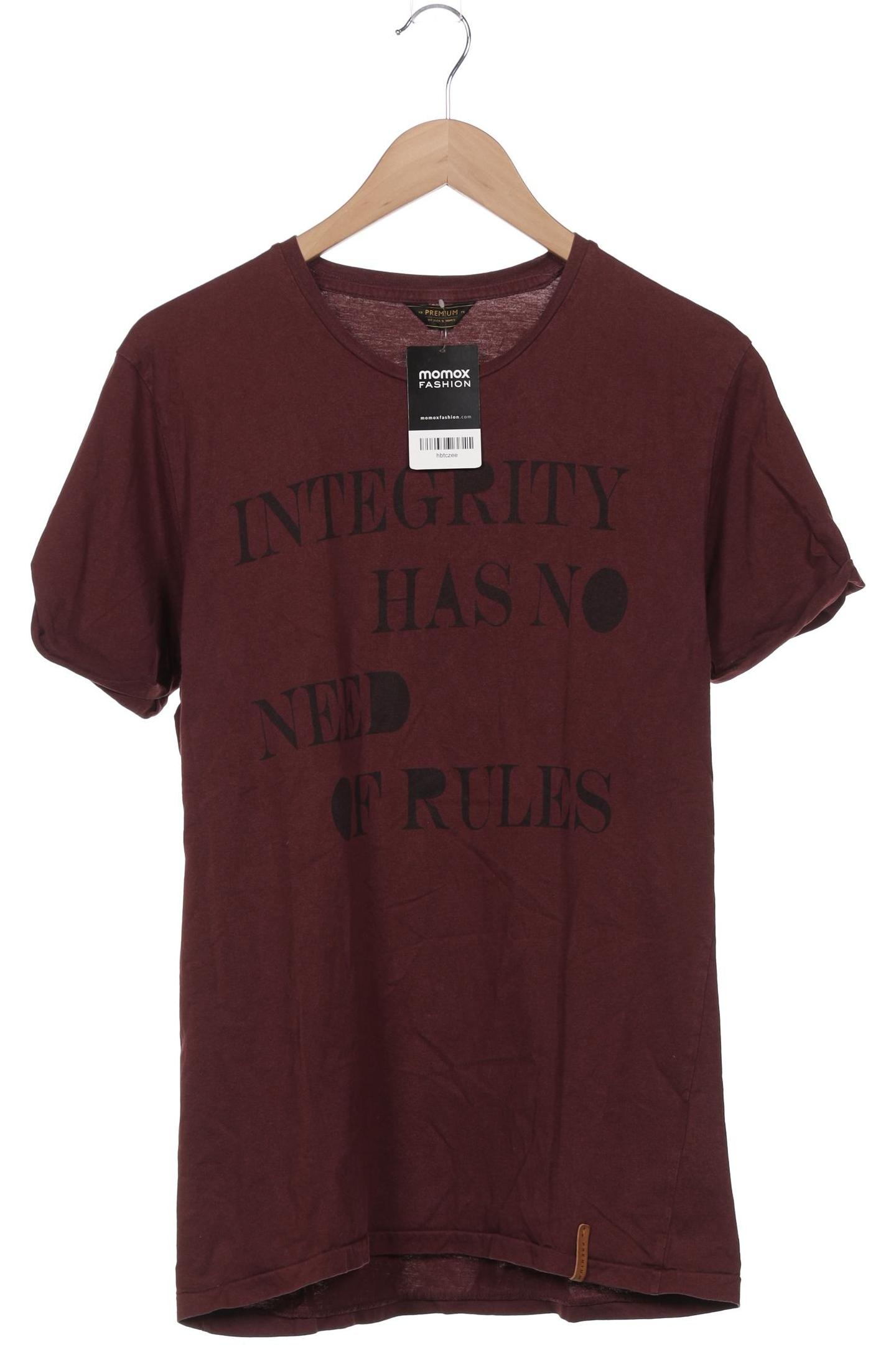 

Jack & Jones Herren T-Shirt, bordeaux, Gr. 54
