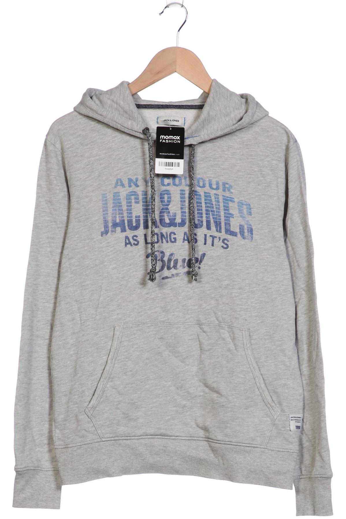 

Jack & Jones Herren Kapuzenpullover, grau, Gr. 48