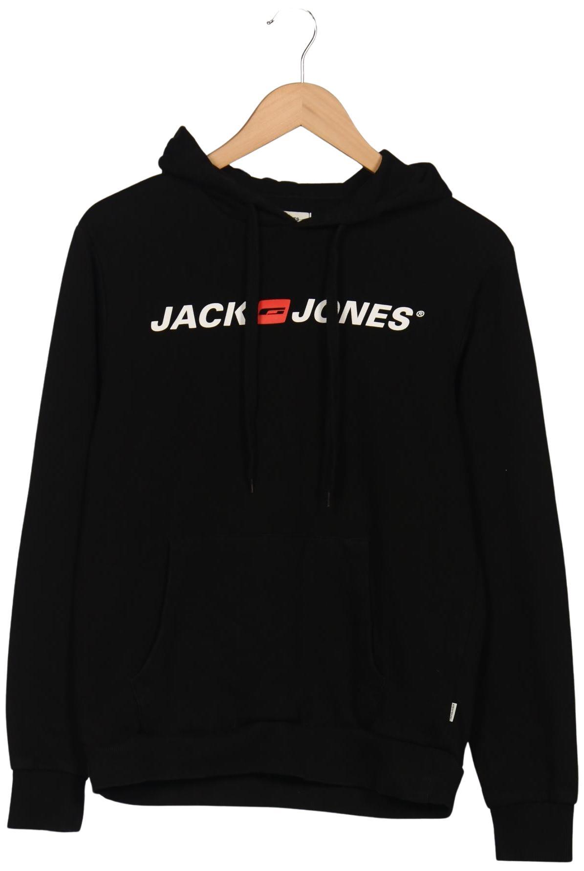 

Jack & Jones Herren Kapuzenpullover, schwarz, Gr. 48