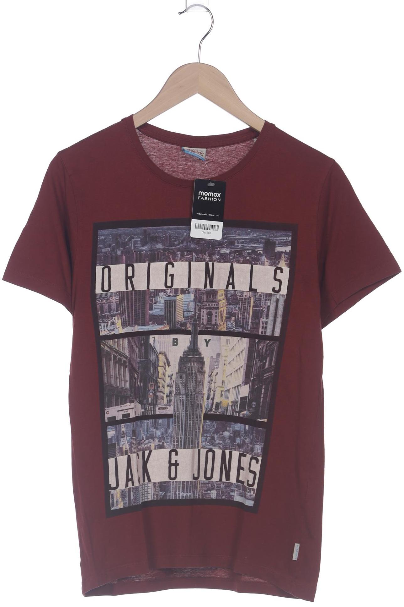 

Jack & Jones Herren T-Shirt, bordeaux, Gr. 48