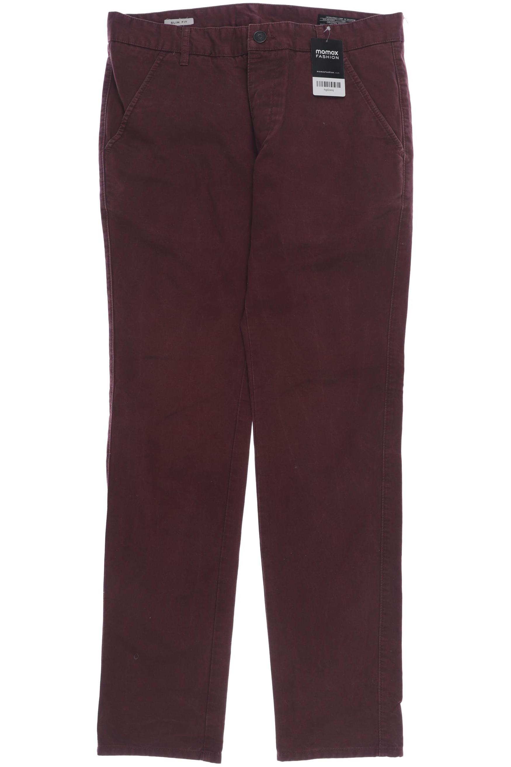 

JACK & JONES Herren Stoffhose, bordeaux